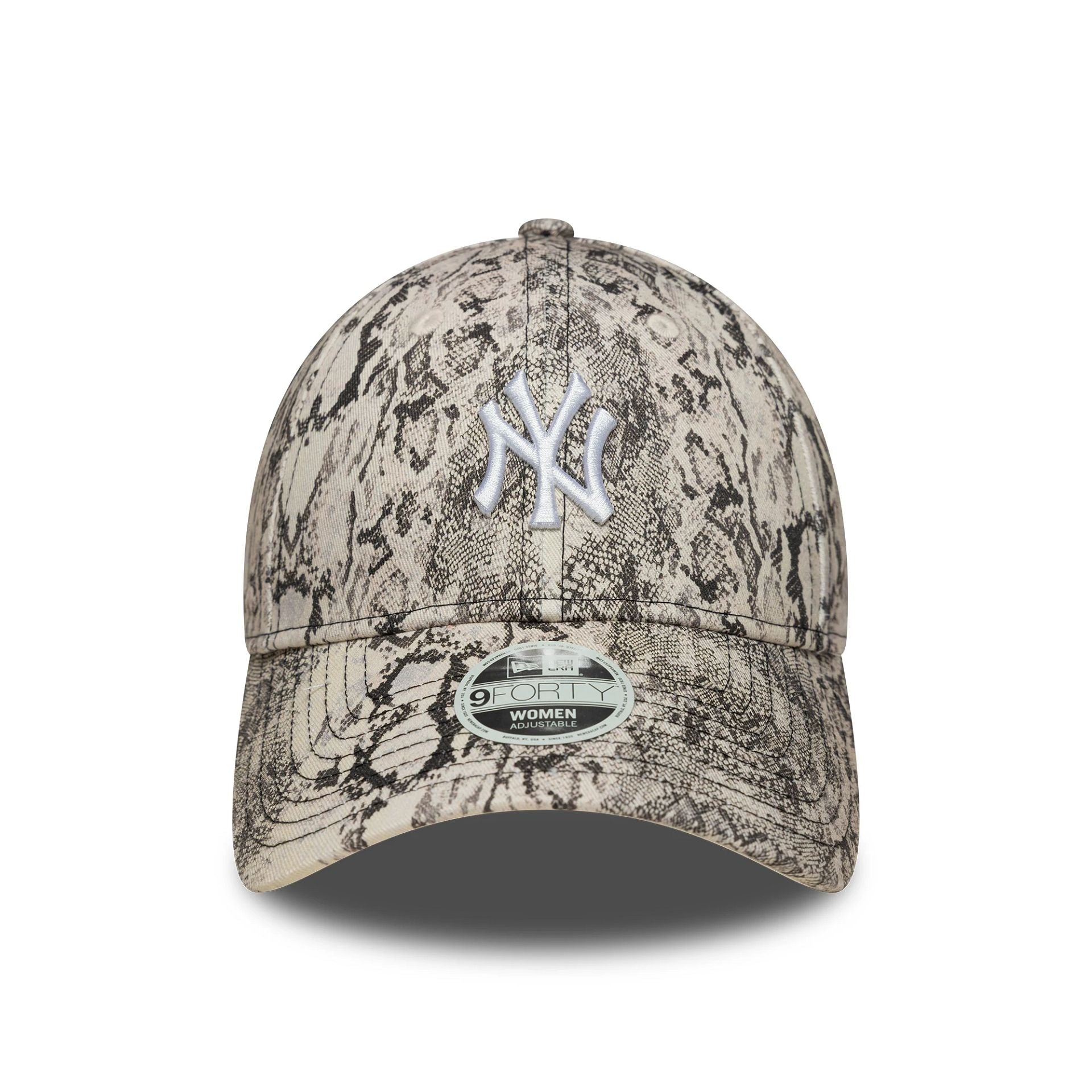 New York Yankees Womens MLB Snake Grey 9FORTY Adjustable Cap
