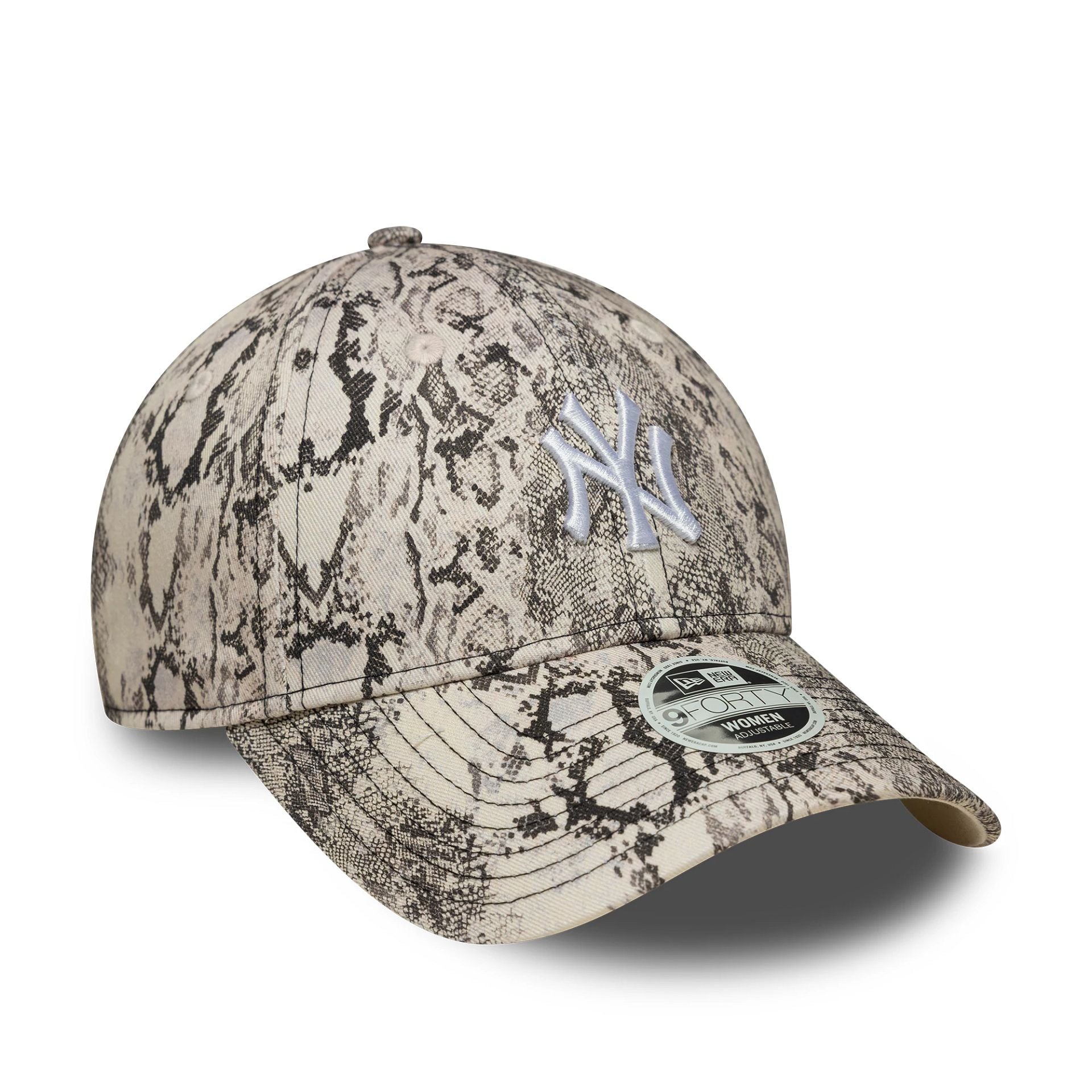 New York Yankees Womens MLB Snake Grey 9FORTY Adjustable Cap