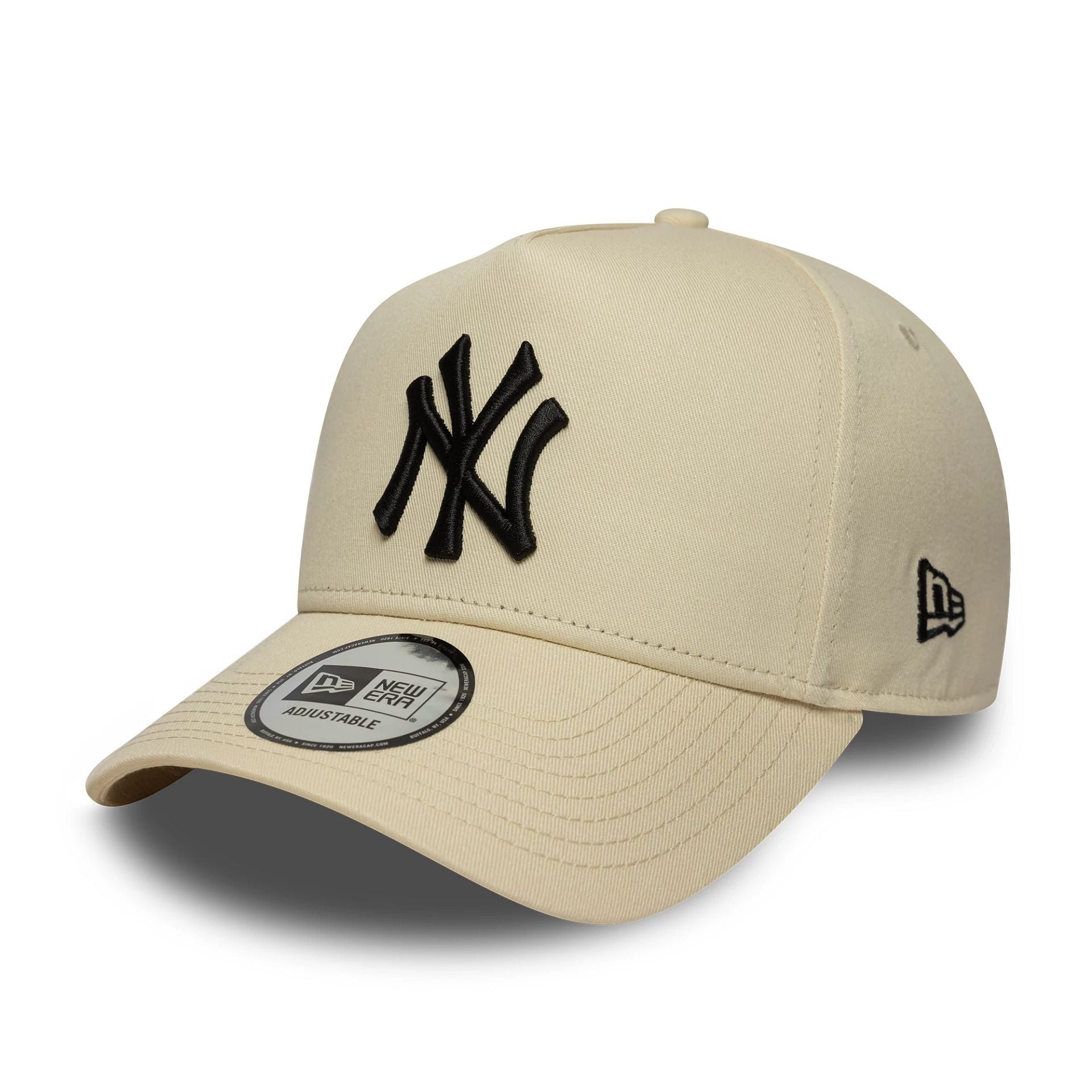 New York Yankees MLB Sidepatch Light Beige 9FORTY E-Frame Adjustable Cap