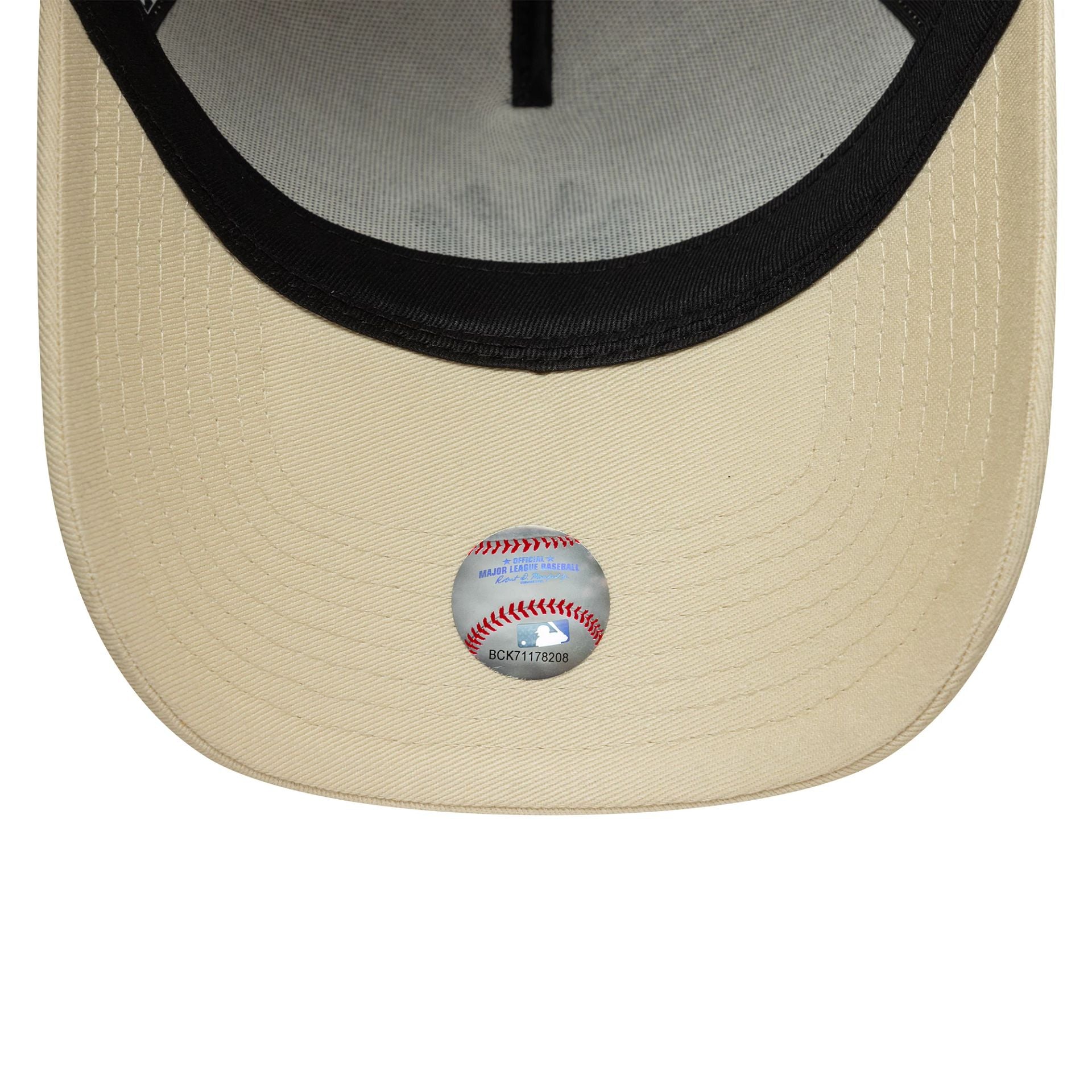 New York Yankees MLB Sidepatch Light Beige 9FORTY E-Frame Adjustable Cap