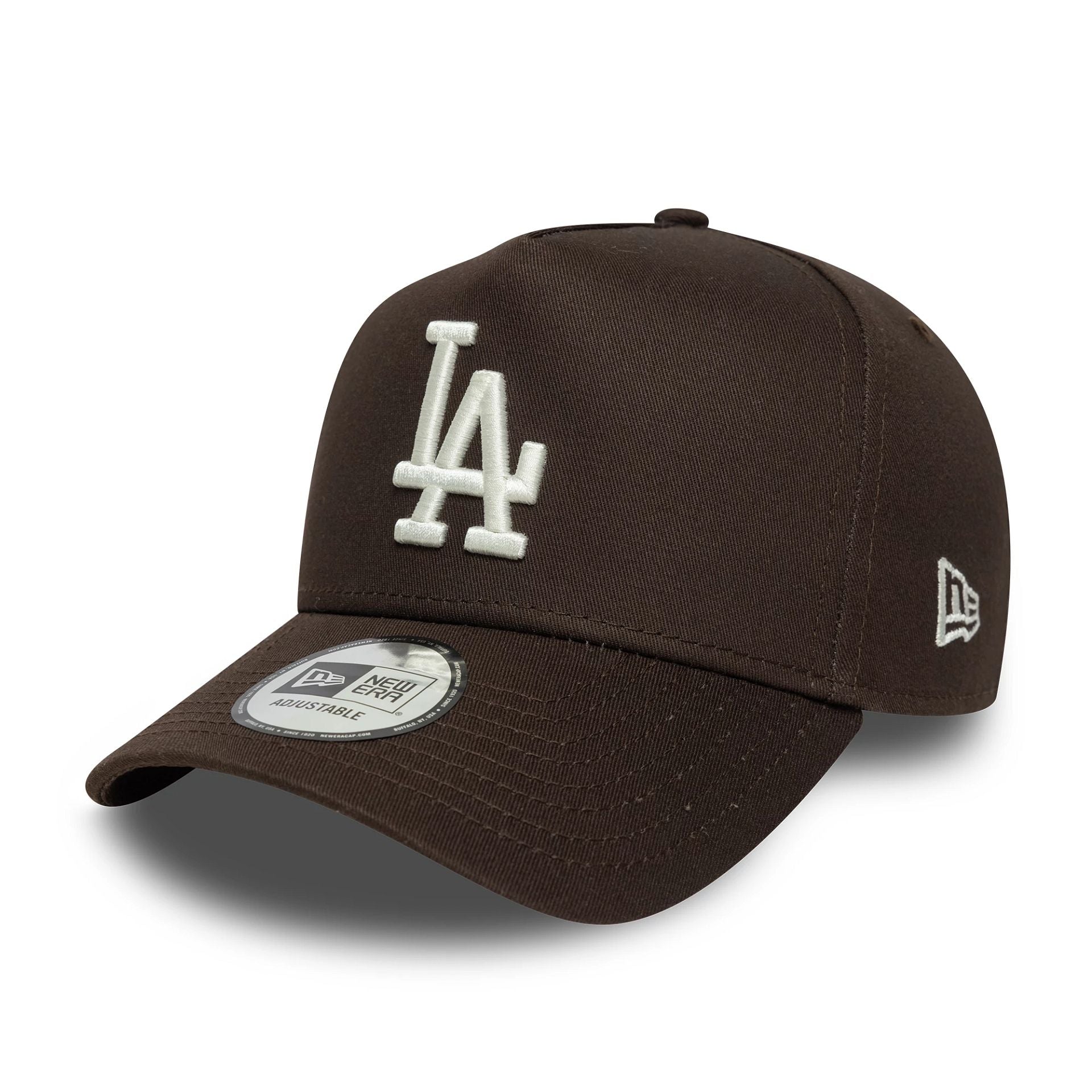 LA Dodgers MLB Sidepatch Dark Brown 9FORTY E-Frame Adjustable Cap