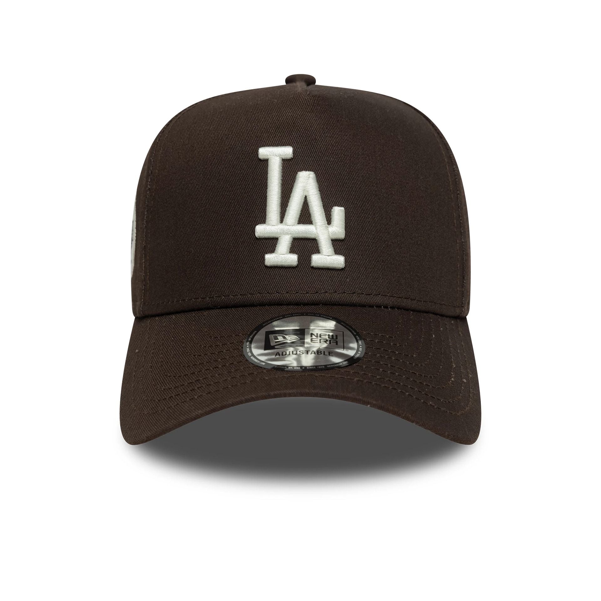 LA Dodgers MLB Sidepatch Dark Brown 9FORTY E-Frame Adjustable Cap