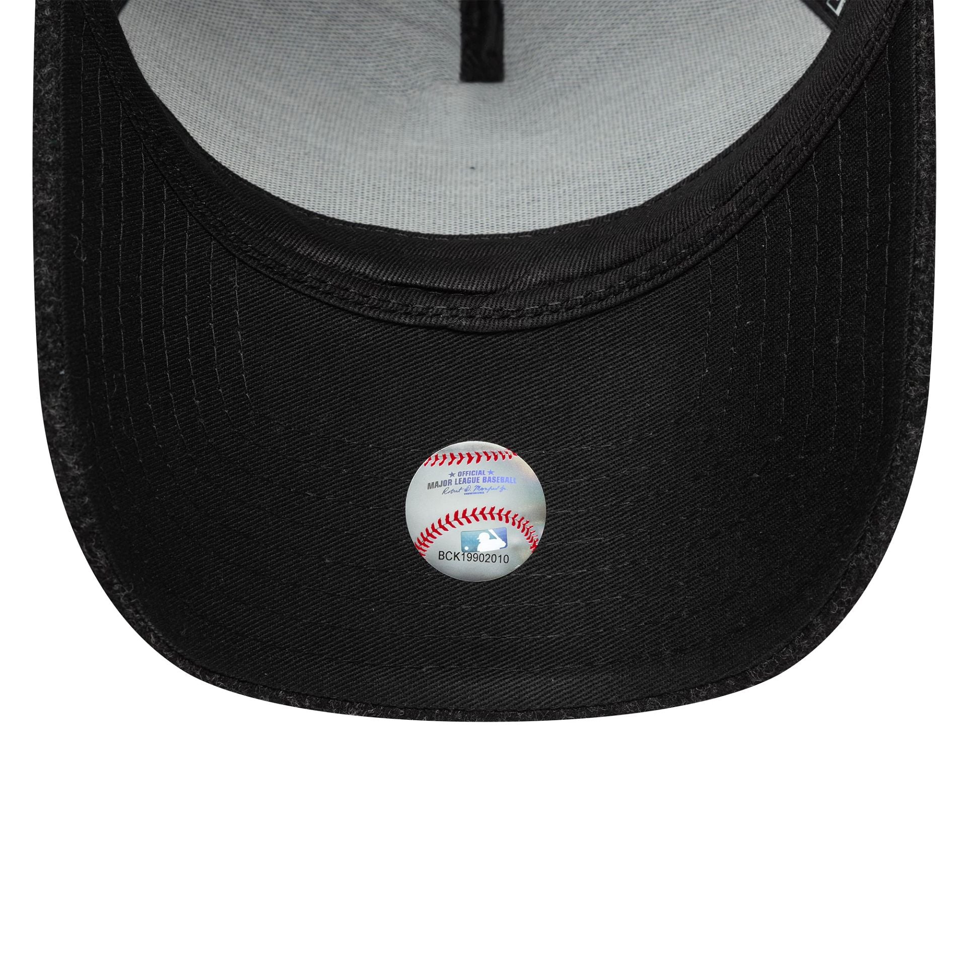 New York Yankees MLB Melton Wool Dark Grey 9FORTY E-Frame Adjustable Cap