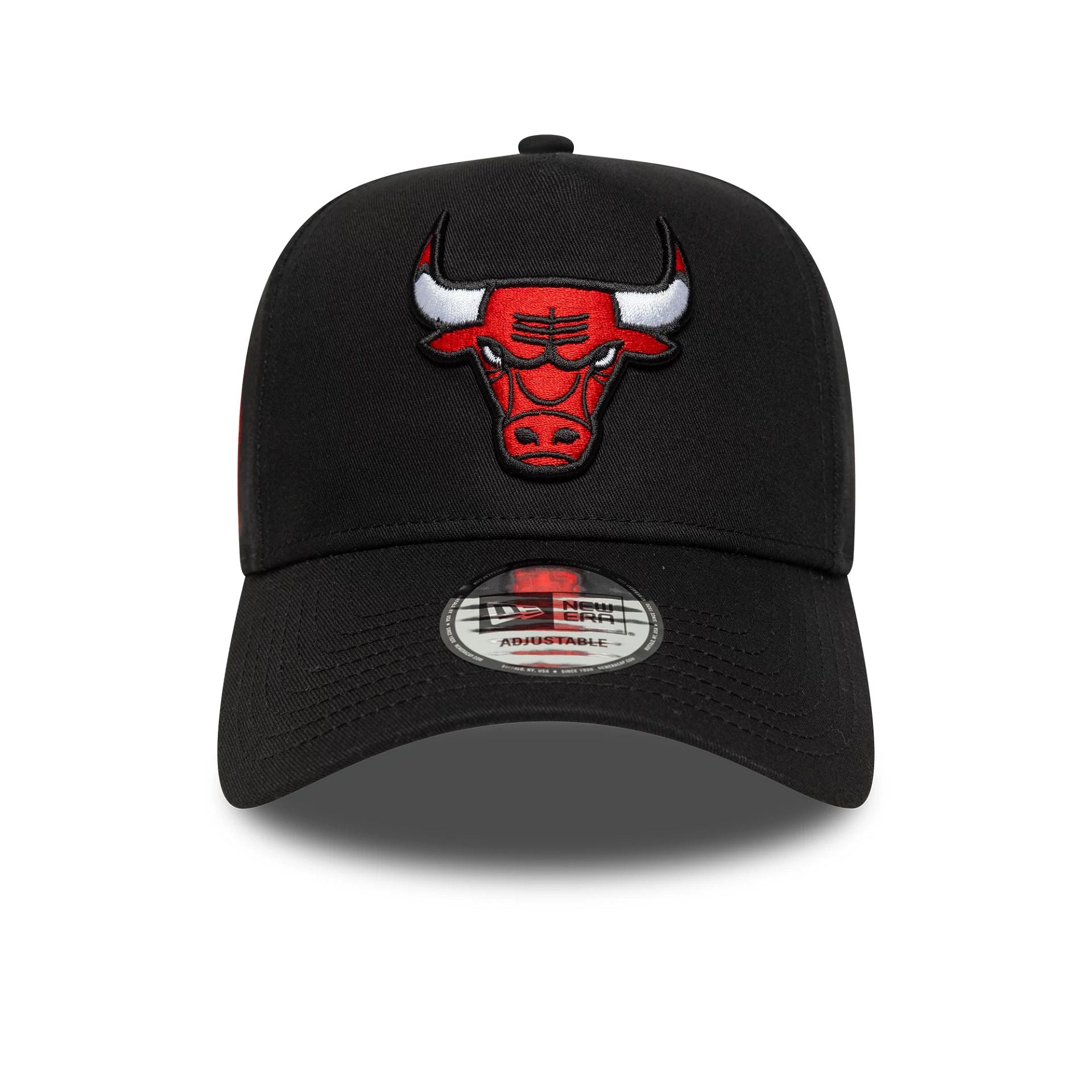 Chicago Bulls NBA Sidepatch Black 9FORTY E-Frame Adjustable Cap