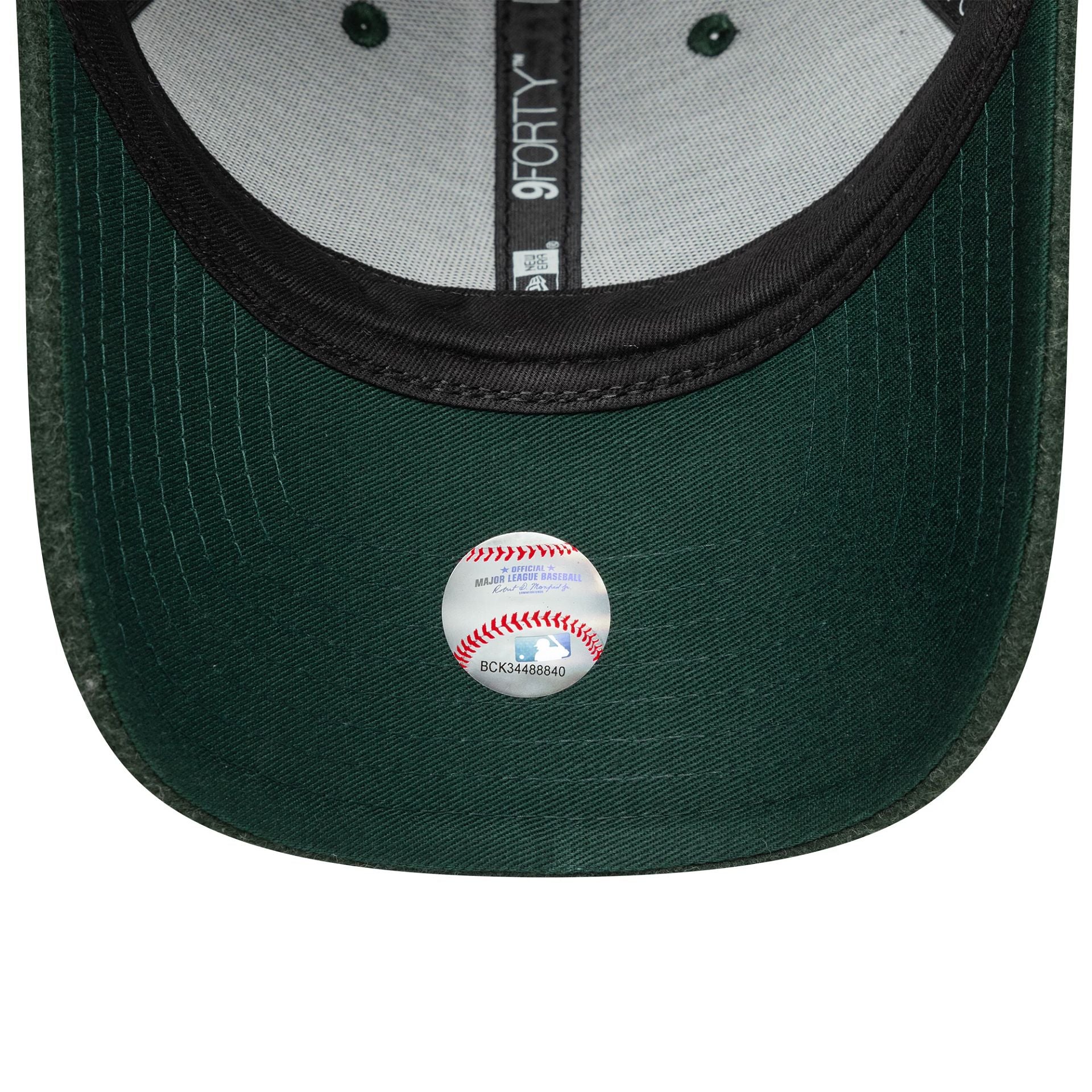 LA Dodgers MLB Melton Wool Dark Green 9FORTY Adjustable Cap