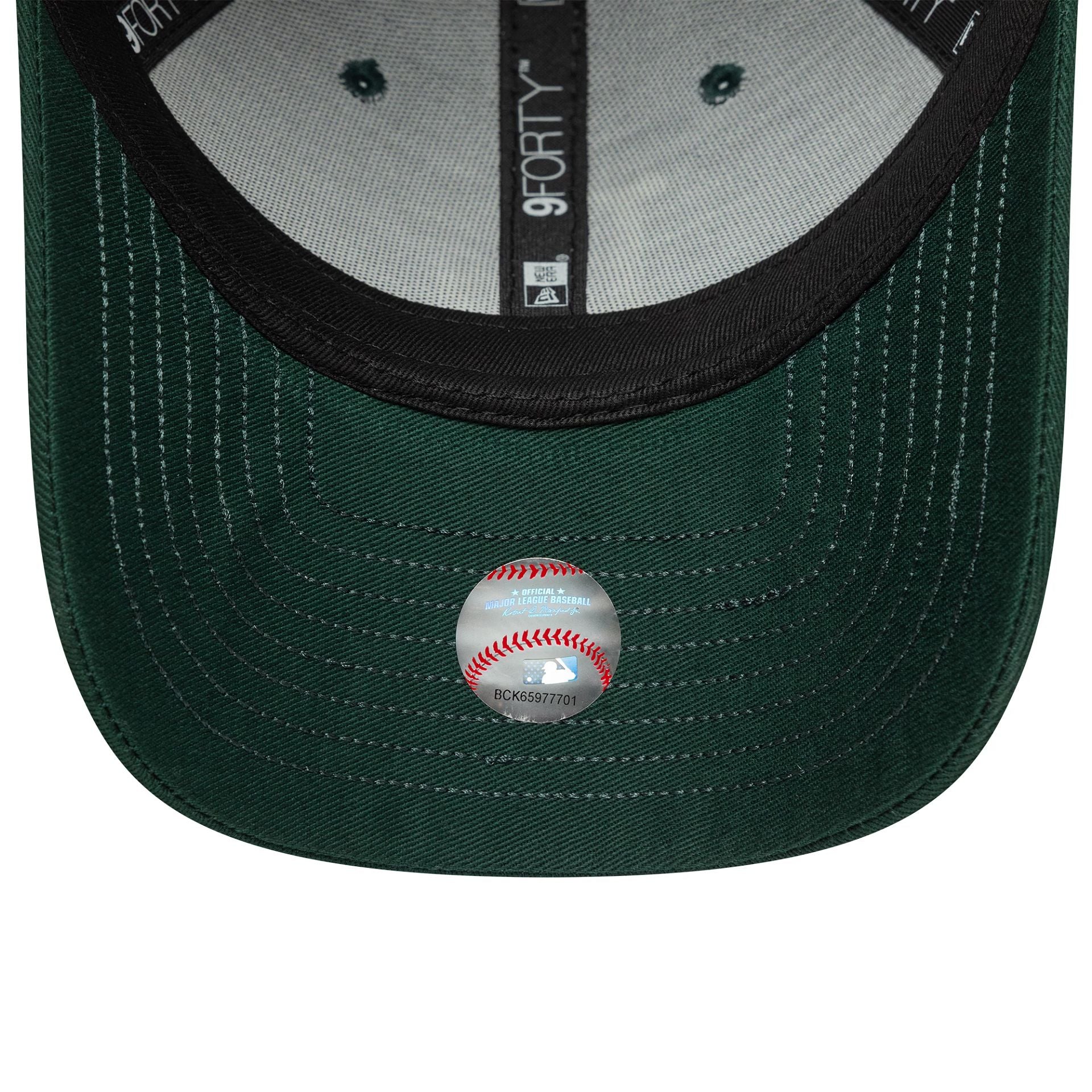 LA Dodgers MLB Visor Script Dark Green 9FORTY Adjustable Cap