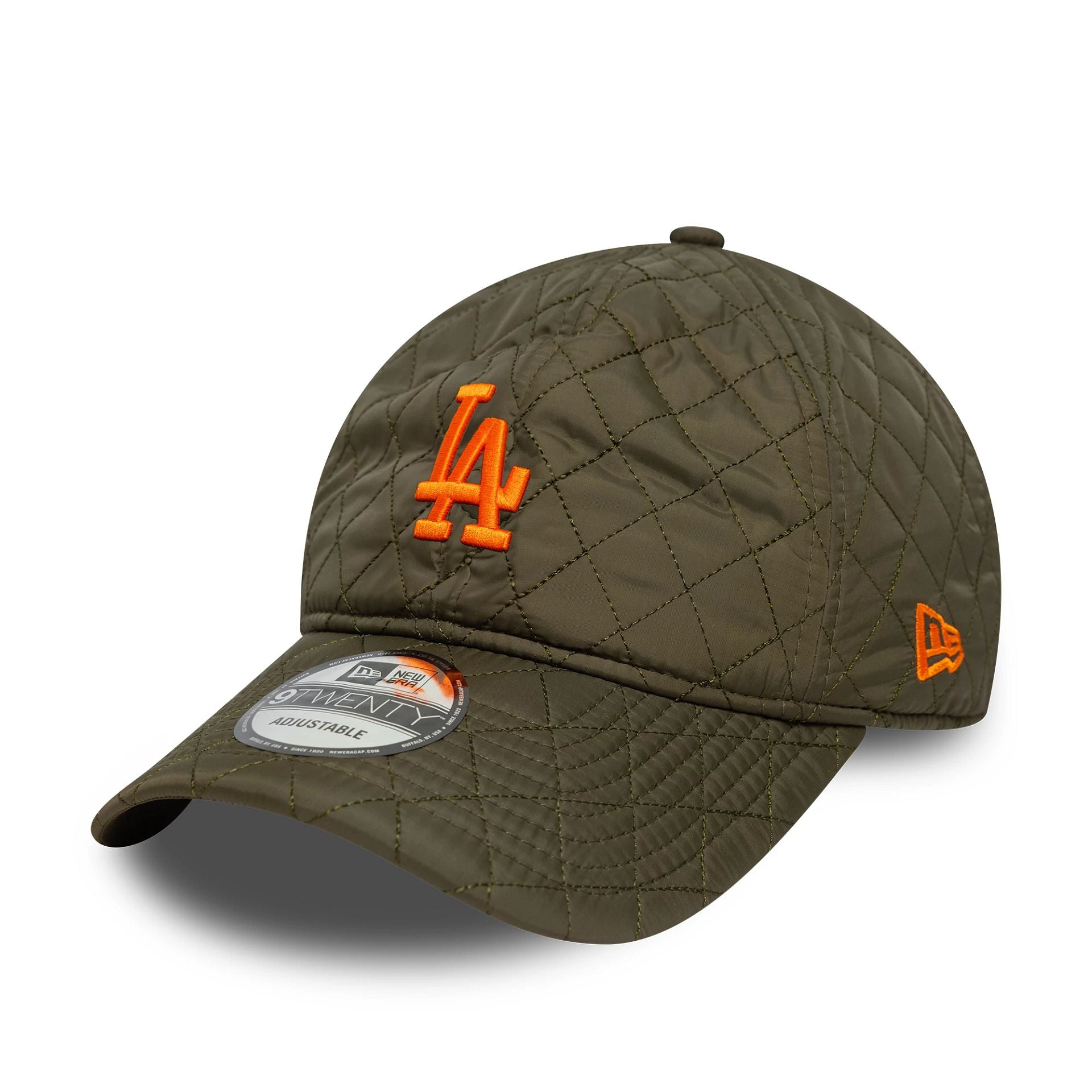 LA Dodgers MLB Quilted Dark Green 9TWENTY Adjustable Cap