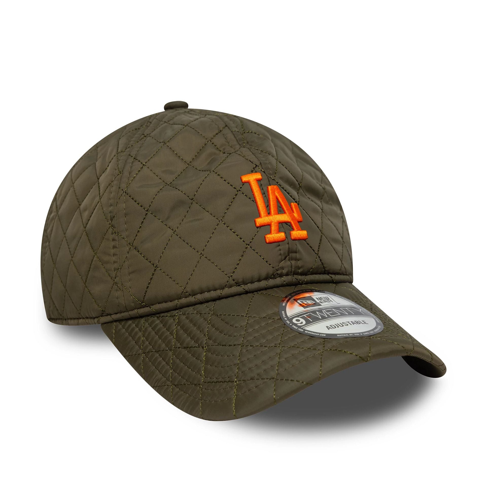 LA Dodgers MLB Quilted Dark Green 9TWENTY Adjustable Cap