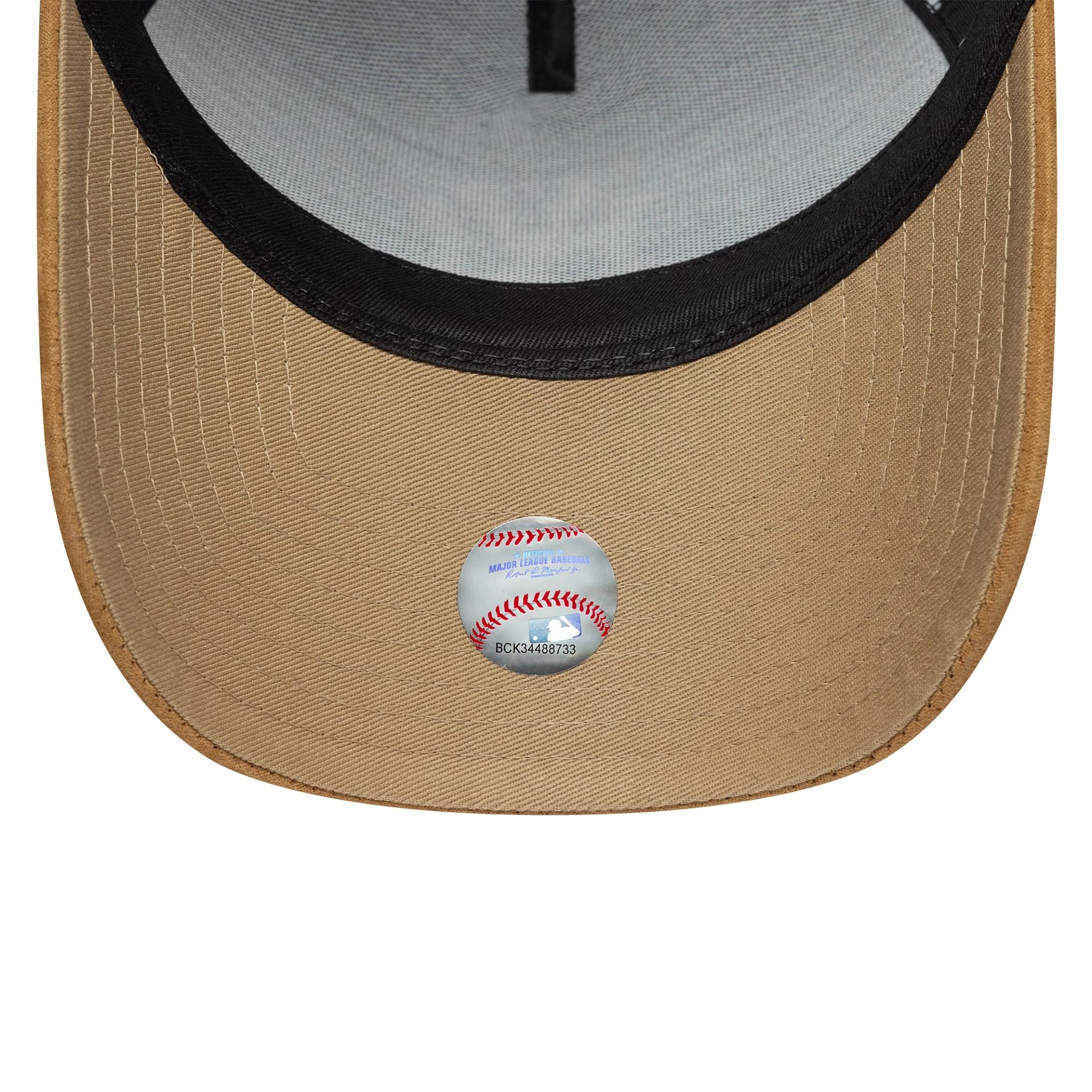 New York Yankees MLB Suede Visor Black 9FORTY E-Frame Adjustable Cap
