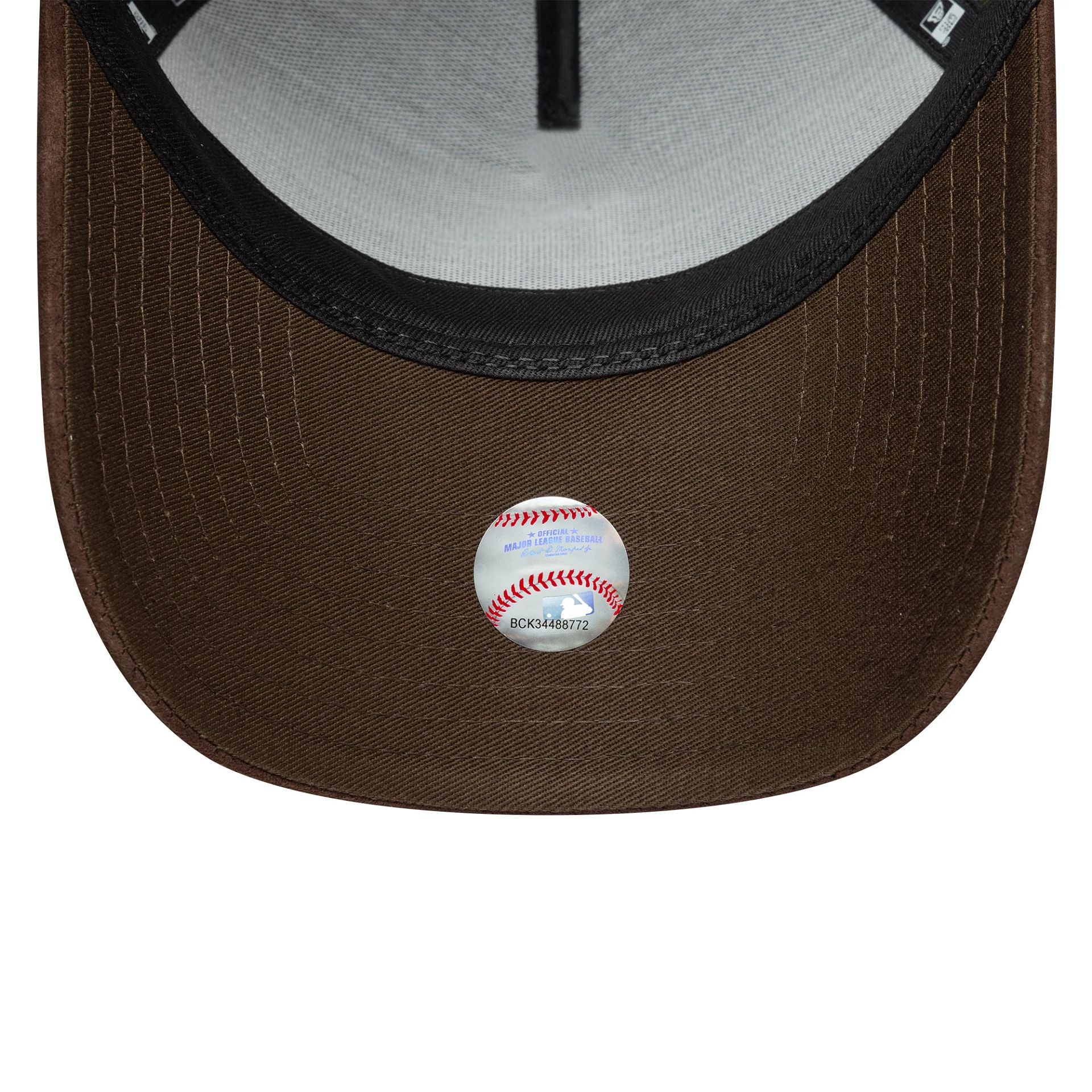 LA Dodgers MLB Suede Visor Dark Green 9FORTY E-Frame Adjustable Cap
