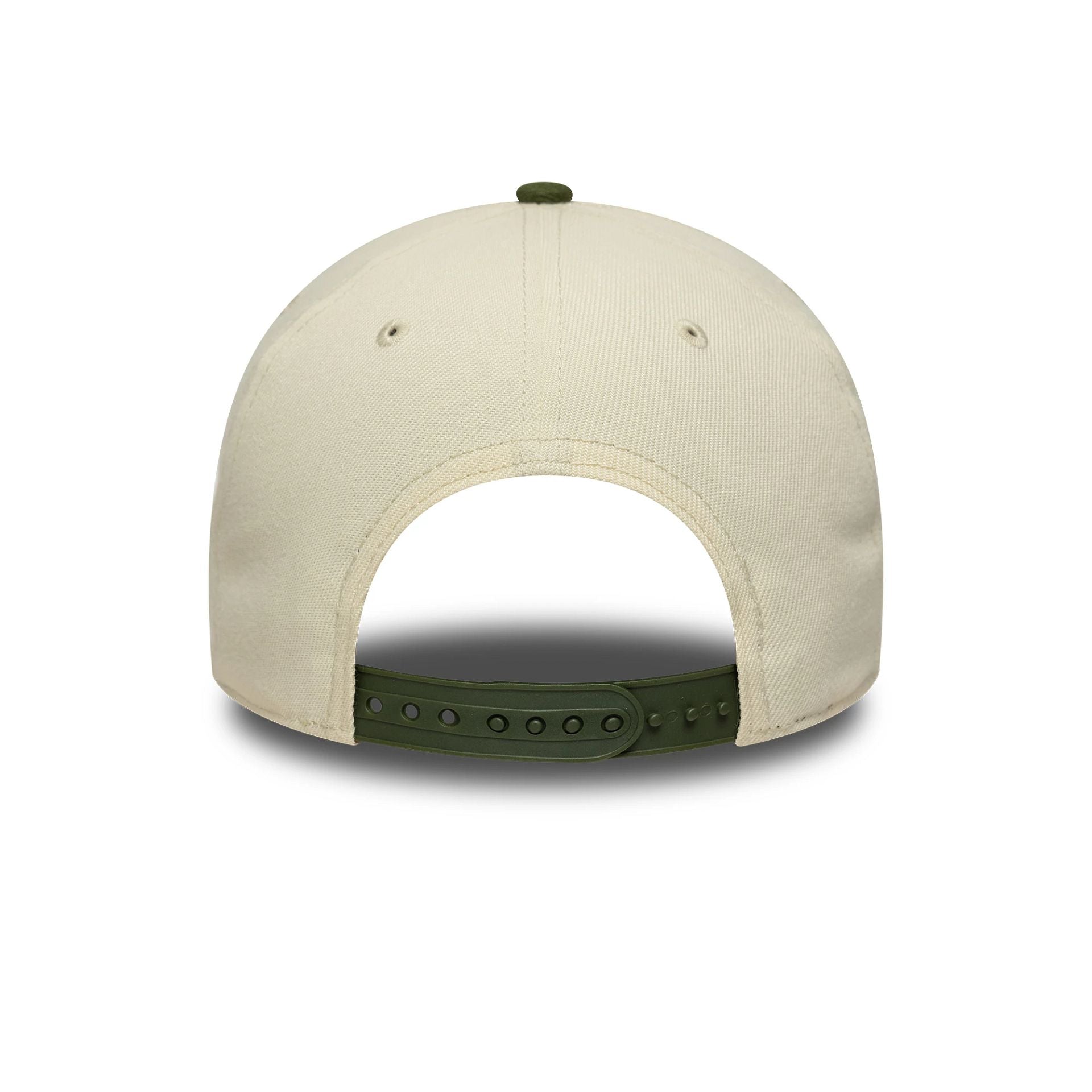LA Dodgers MLB World Series Patch Cream 9FORTY E-Frame Adjustable Cap