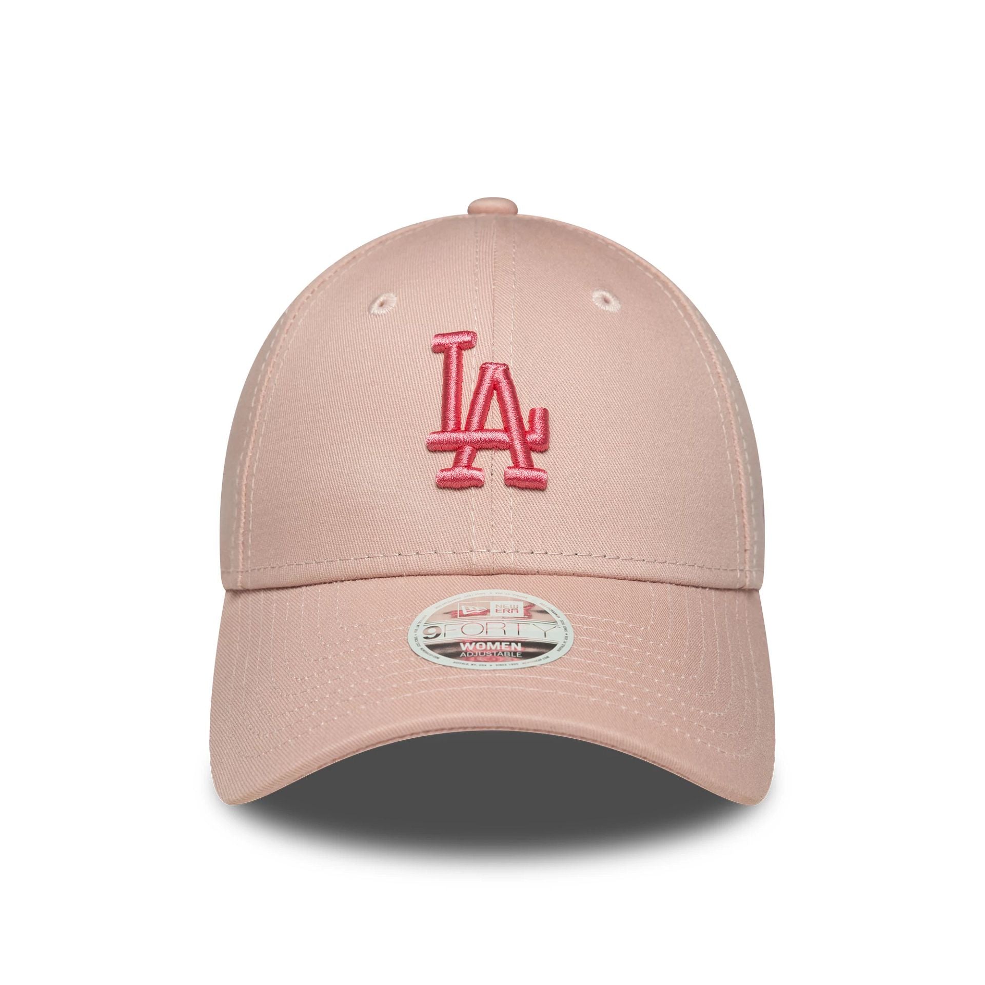 LA Dodgers Womens MLB League Essential Pastel Pink 9FORTY Adjustable Cap