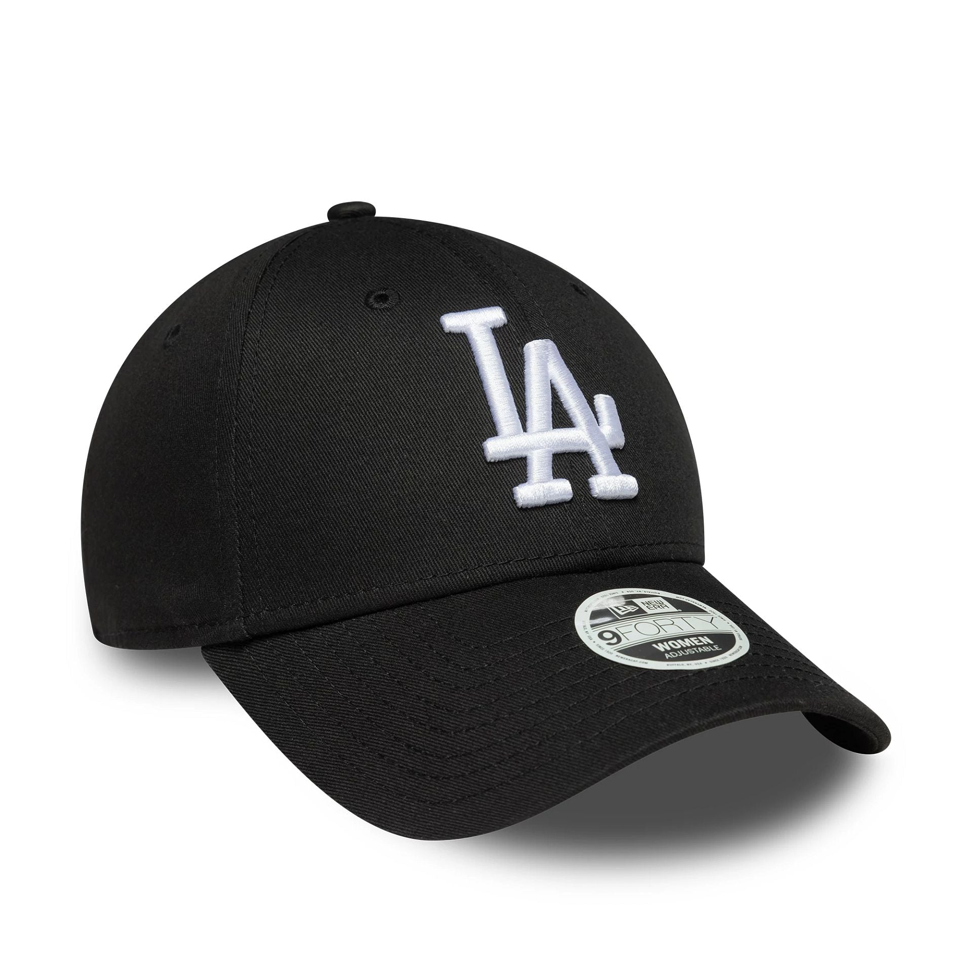 LA Dodgers Womens MLB League Essential Black 9FORTY Adjustable Cap