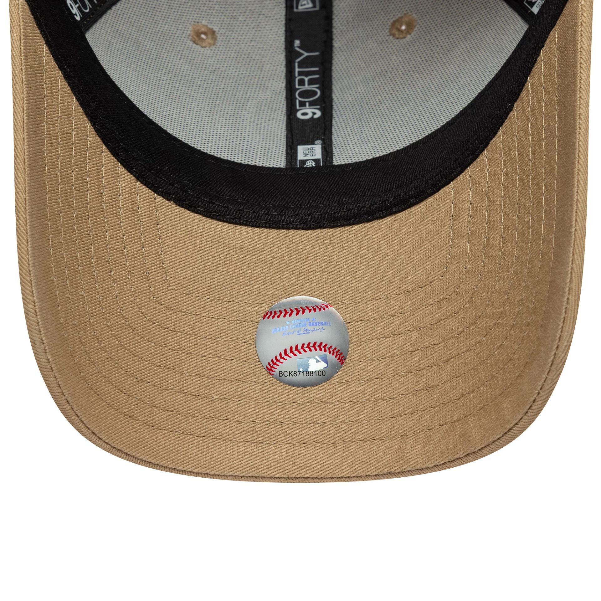 LA Dodgers MLB Team Outline Light Beige 9FORTY Cap