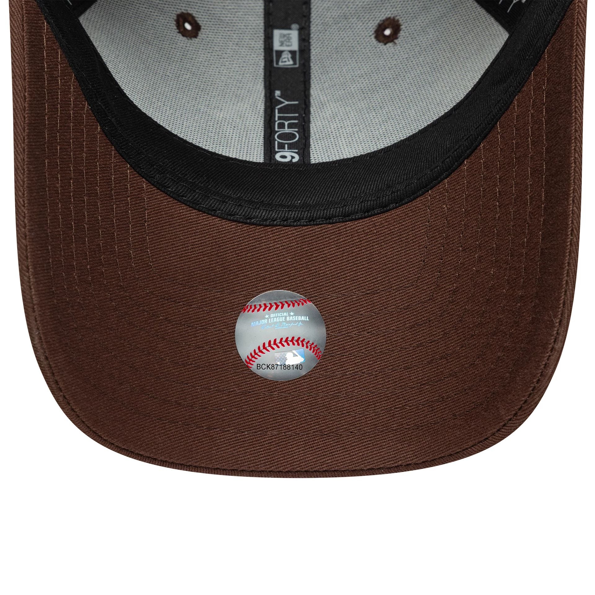 New York Yankees MLB Team Outline Brown 9FORTY Cap