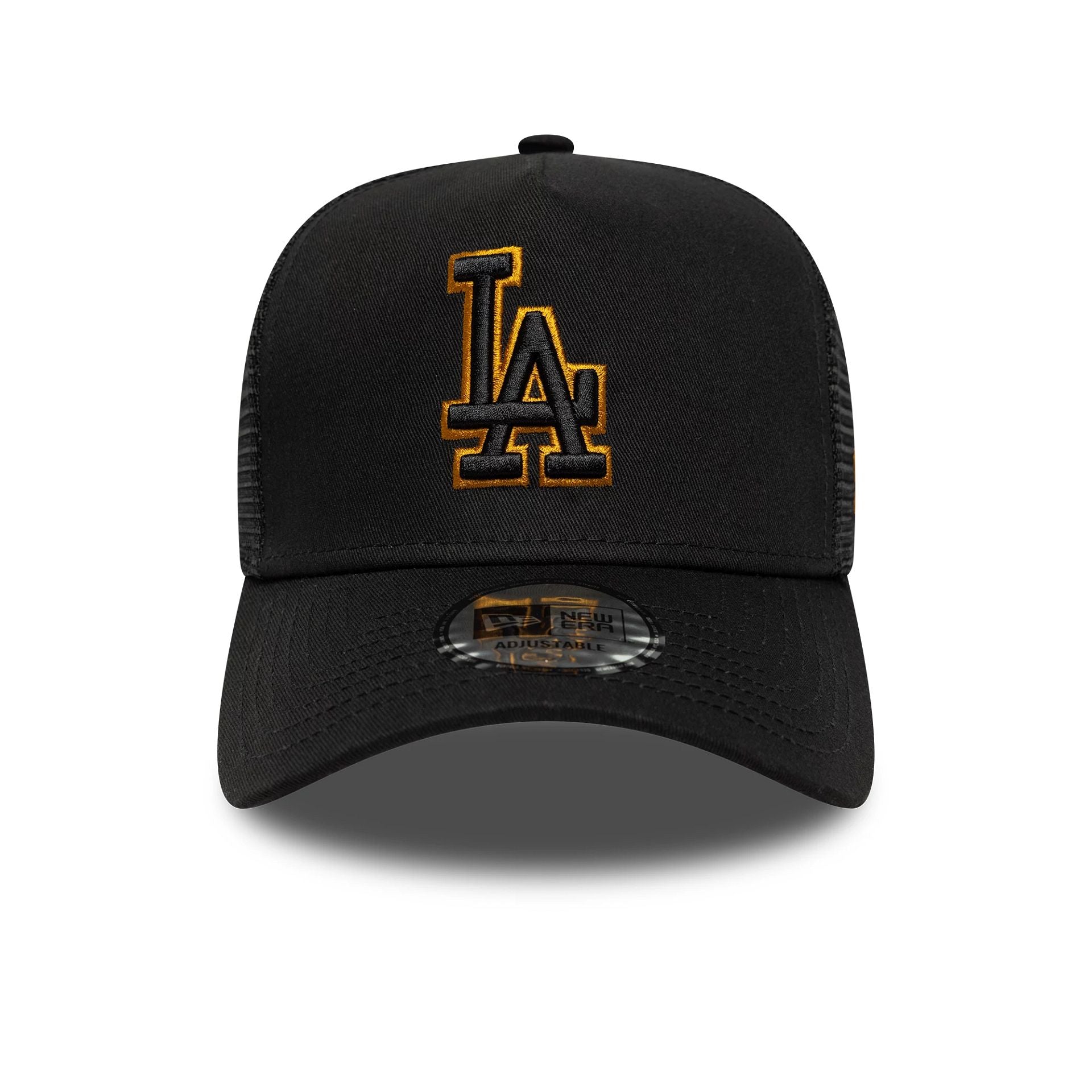 LA Dodgers MLB Outline Black 9FORTY E-Frame Trucker Cap