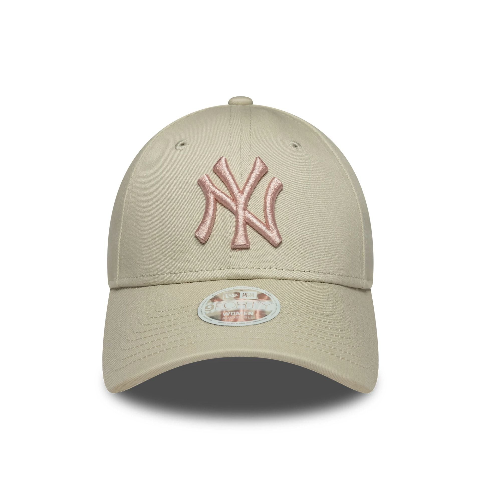 New York Yankees Womens MLB Light Beige 9FORTY Cap
