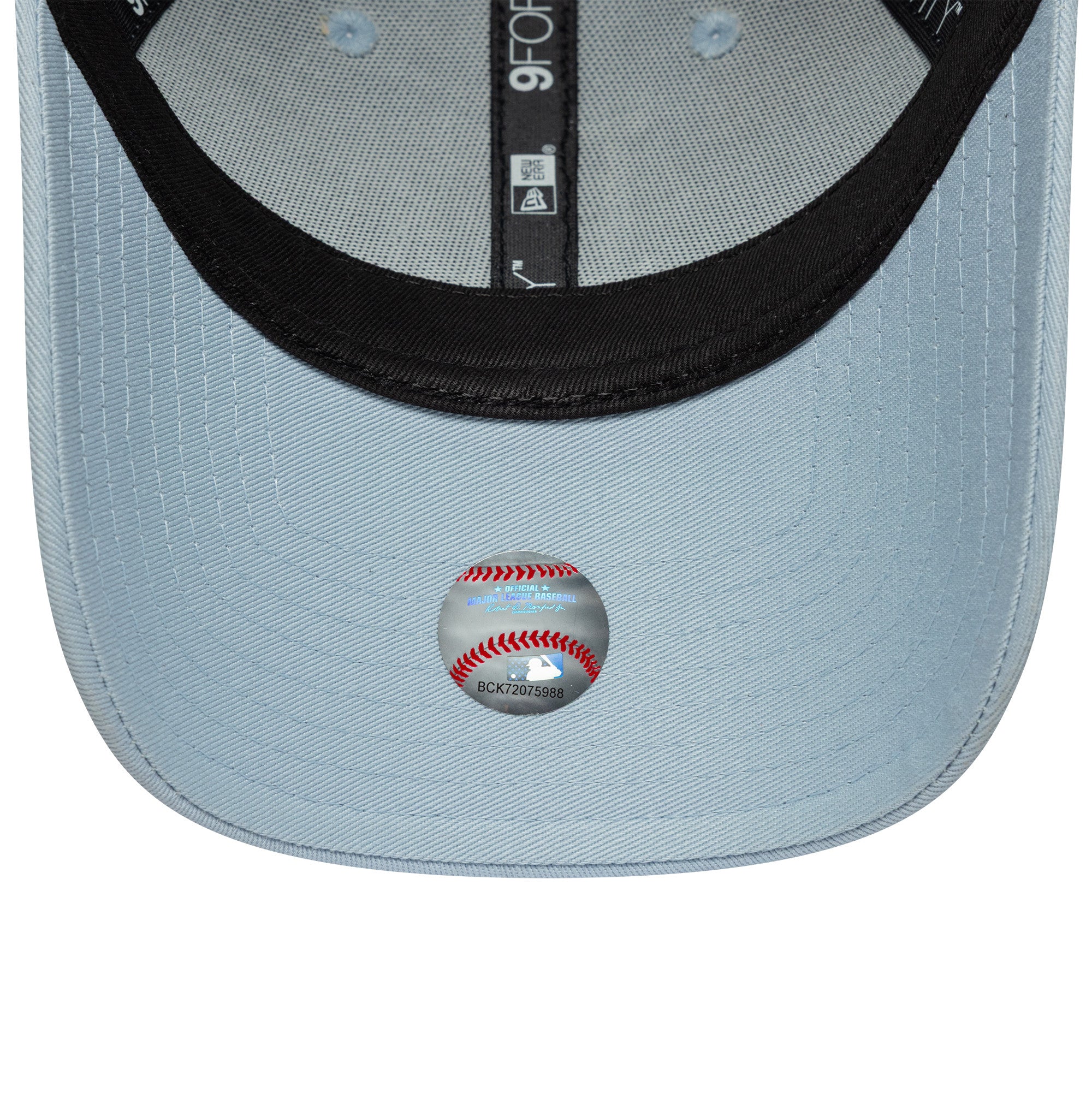 LA Dodgers Womens MLB Metallic Logo Pastel Blue 9FORTY Cap