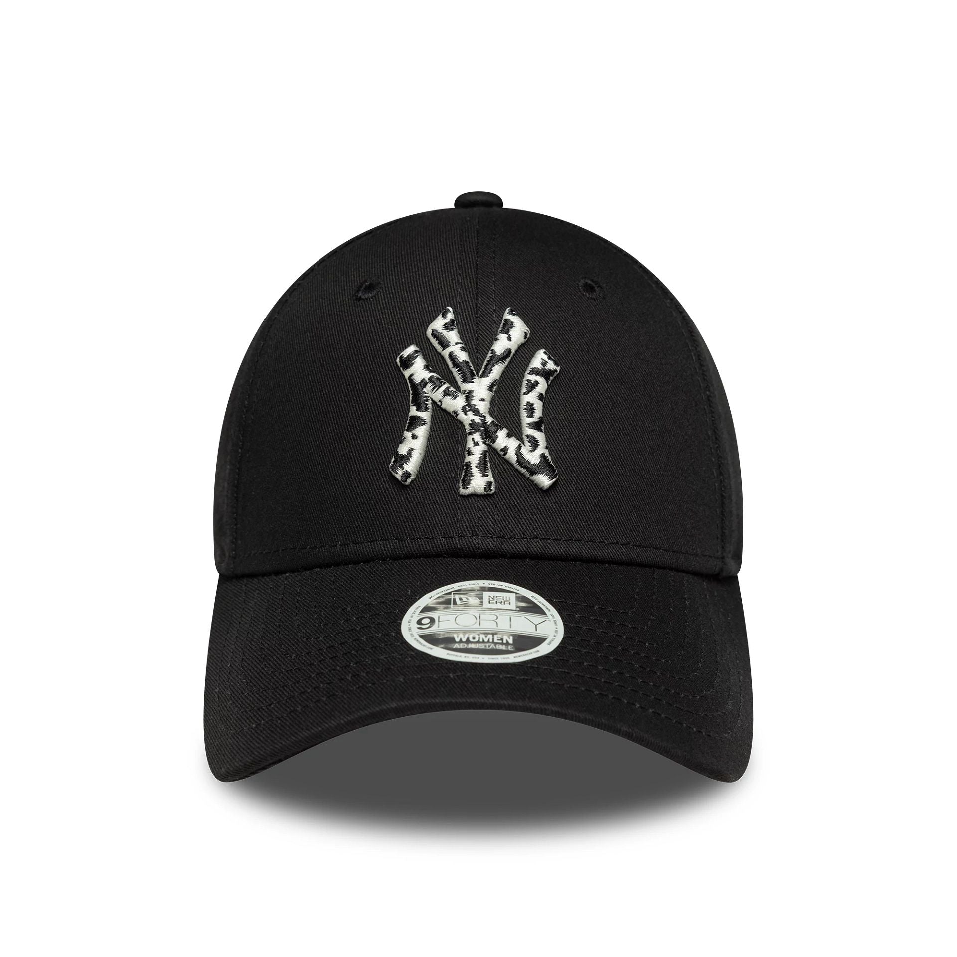 New York Yankees Womens MLB Animal Infill Black 9FORTY Cap