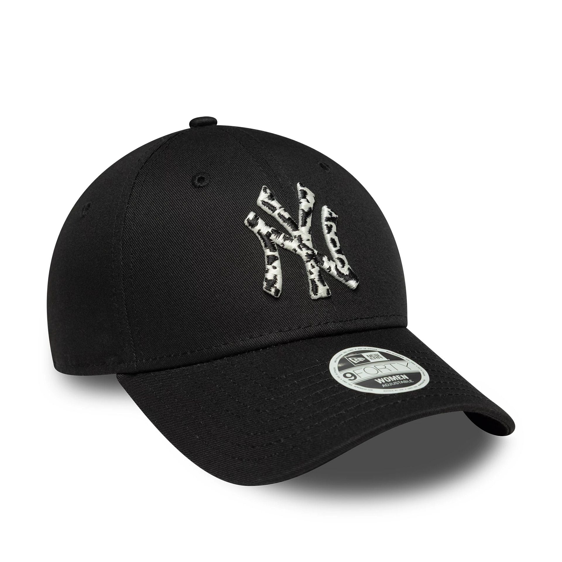New York Yankees Womens MLB Animal Infill Black 9FORTY Cap