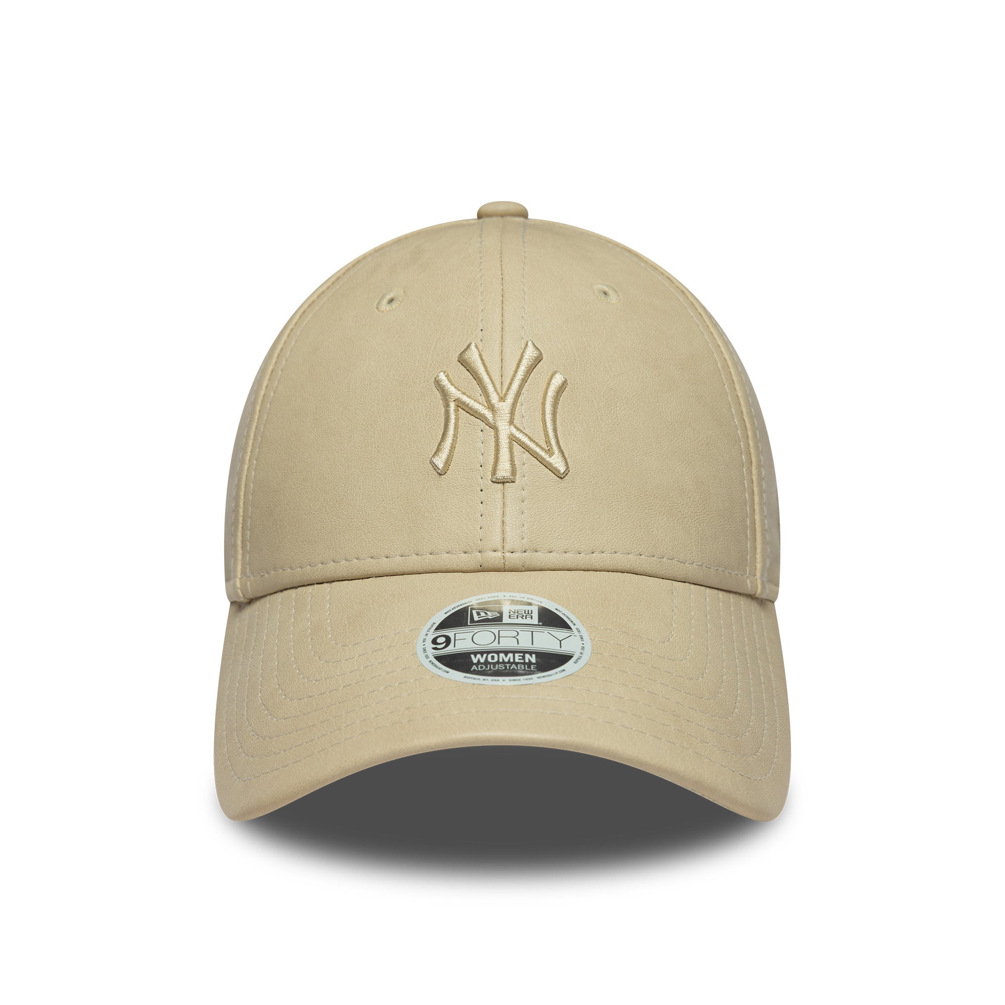 New York Yankees Womens MLB PU Light Beige 9FORTY Cap