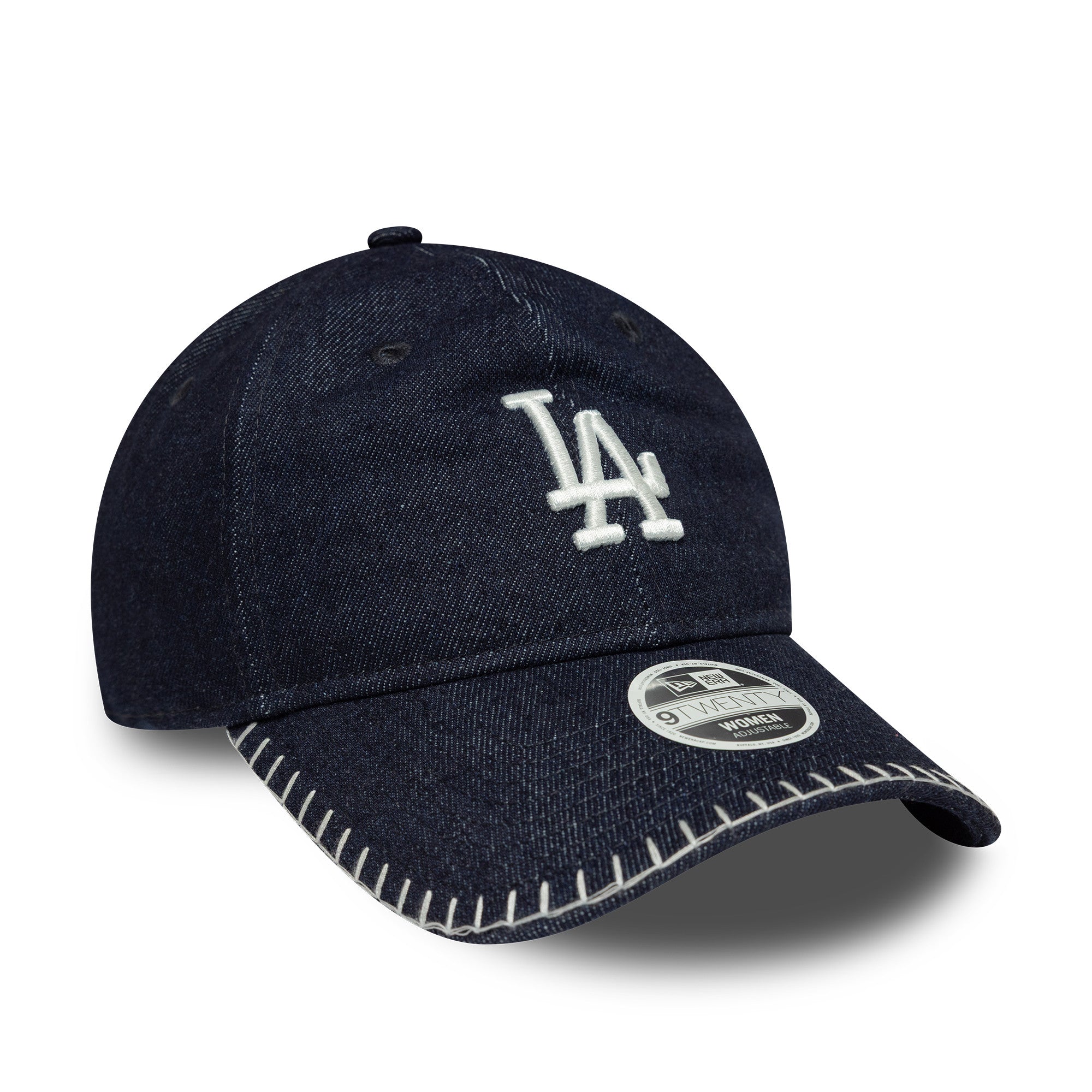 LA Dodgers Womens MLB Denim Stitch Navy 9TWENTY Cap