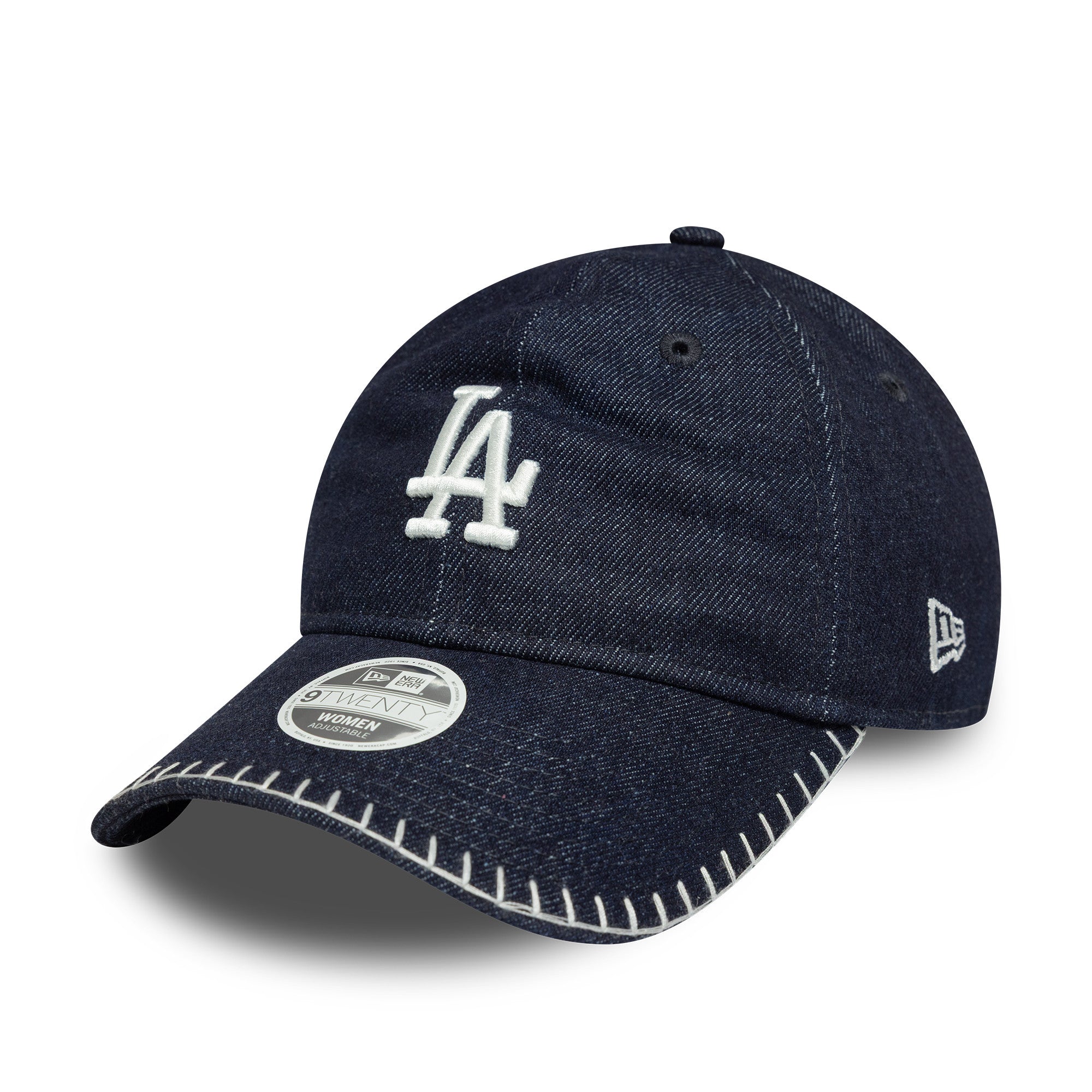 LA Dodgers Womens MLB Denim Stitch Navy 9TWENTY Cap