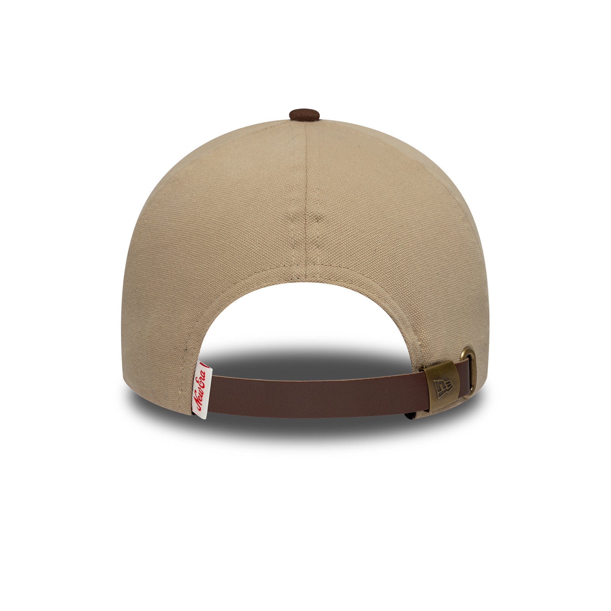 New Era Patch Suede Light Beige 9FORTY E-Frame Cap