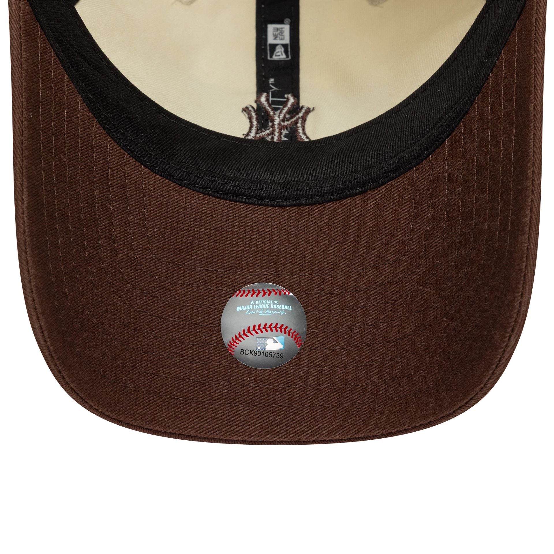 New York Yankees MLB Mini Logo Dark Brown 9TWENTY Cap