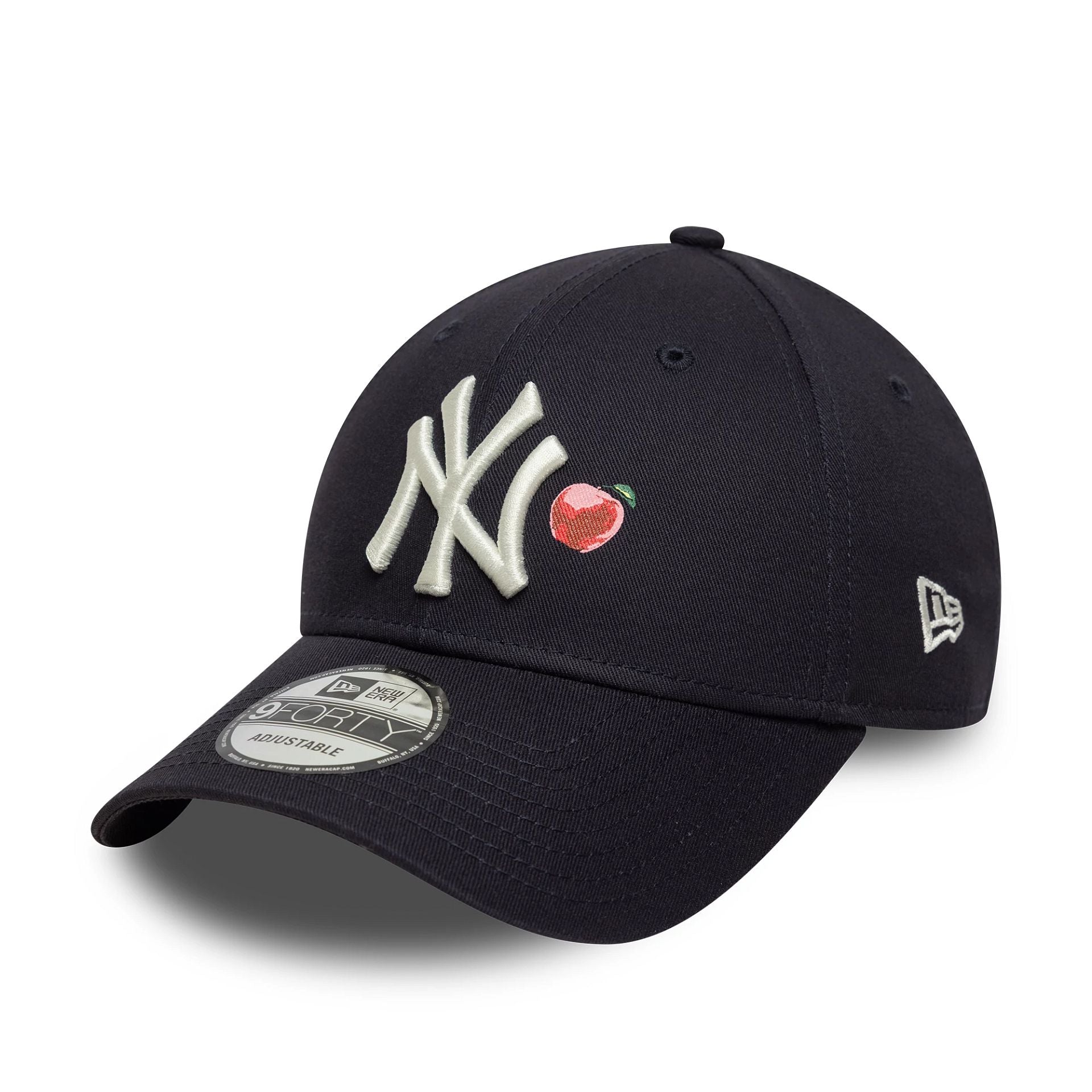TTT fruits logo cap（NAVY） Buy New York Yankees MLB Fruit Icon Navy 9FORTY Cap @ Rs. 3,499