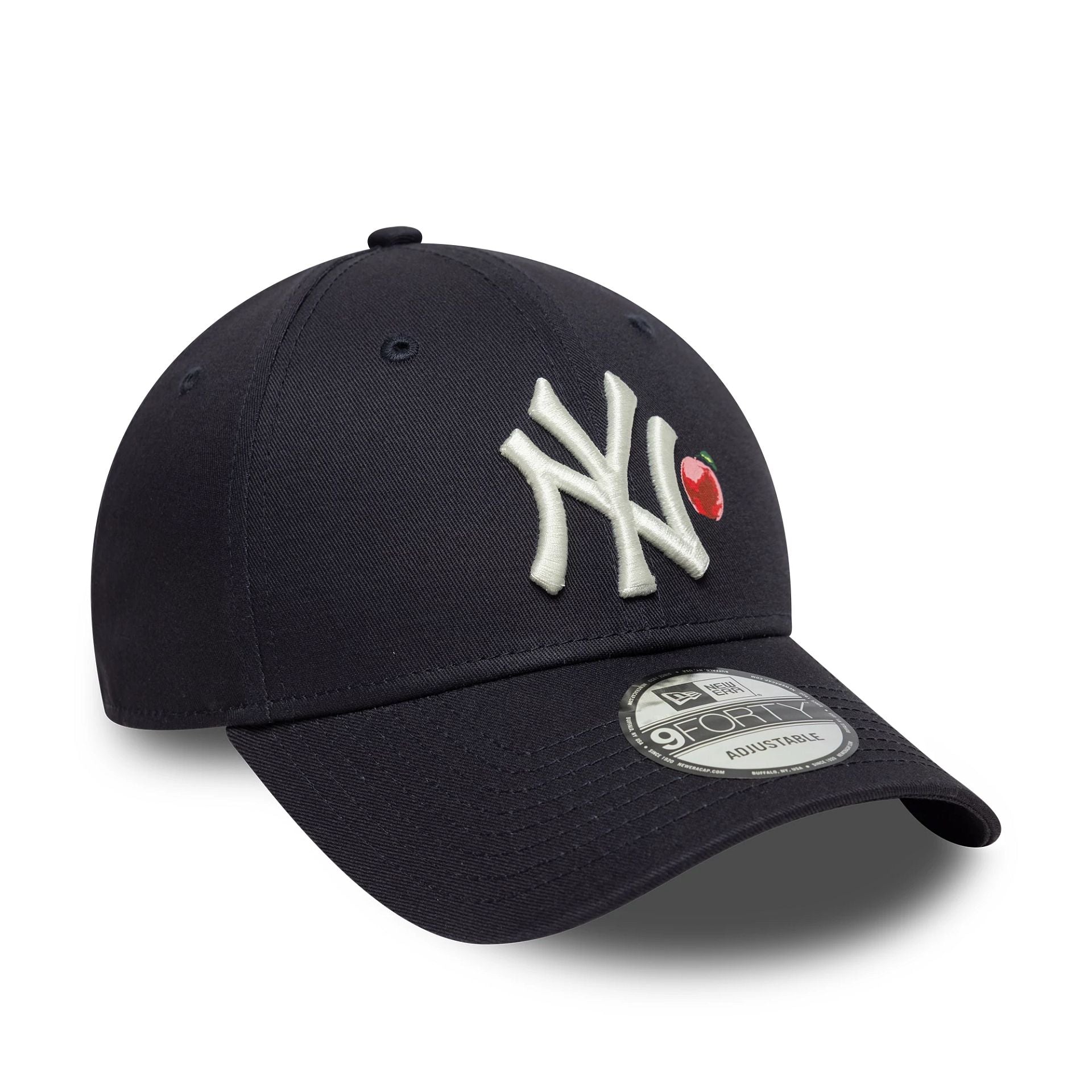 TTT fruits logo cap（NAVY） Buy New York Yankees MLB Fruit Icon Navy 9FORTY Cap @ Rs. 3,499