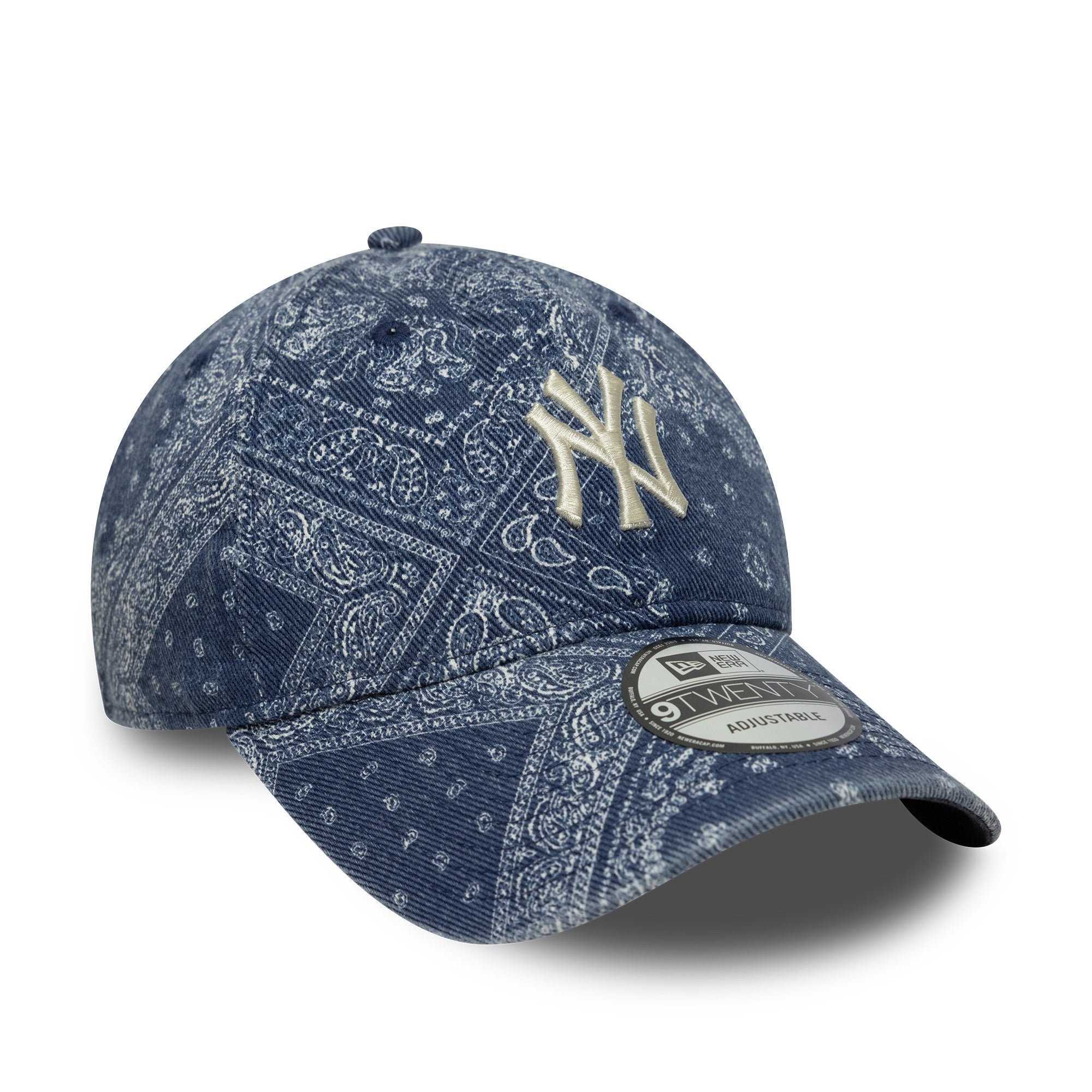 New York Yankees MLB Washed Paisley Navy 9TWENTY Cap