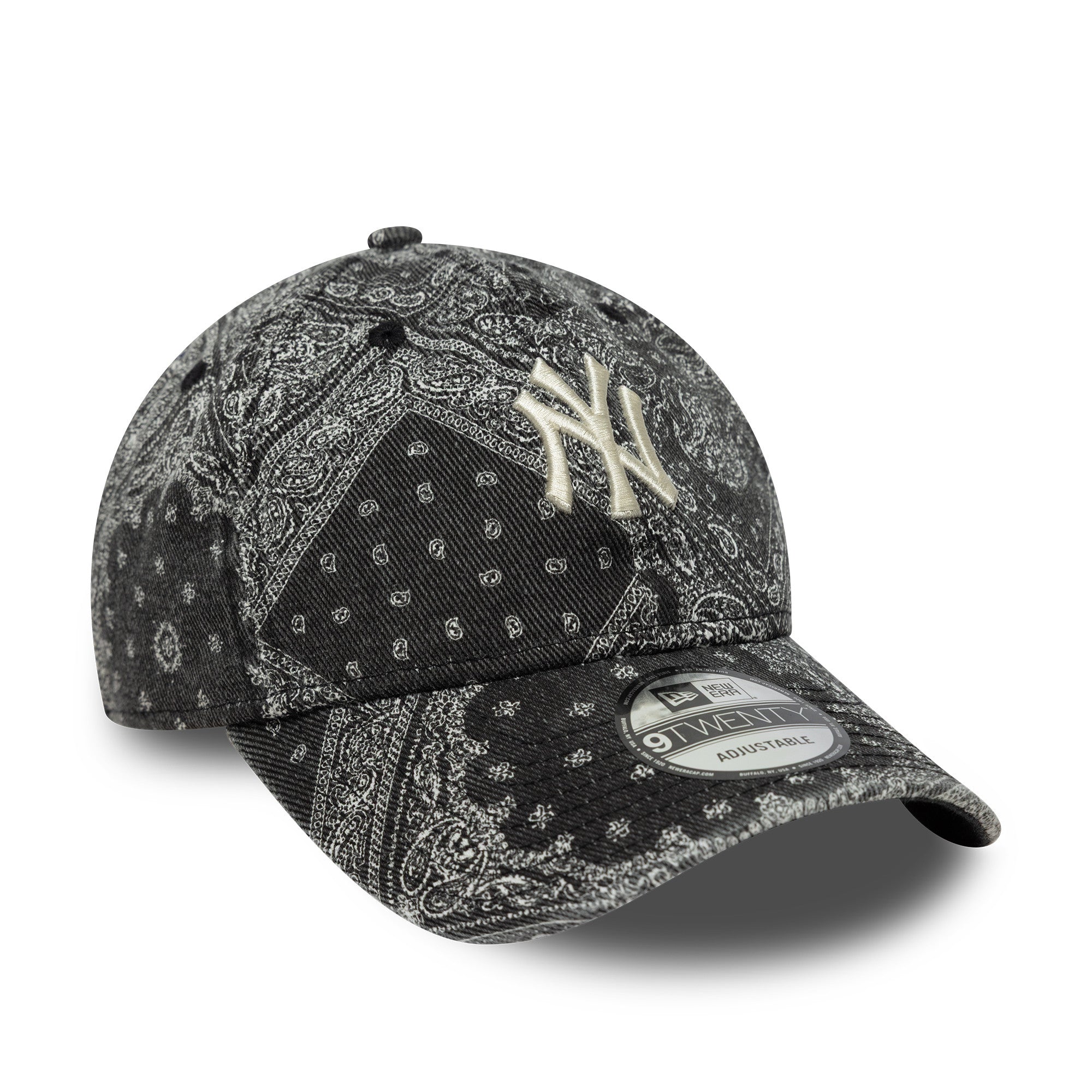 New York Yankees MLB Washed Paisley Black 9TWENTY Cap