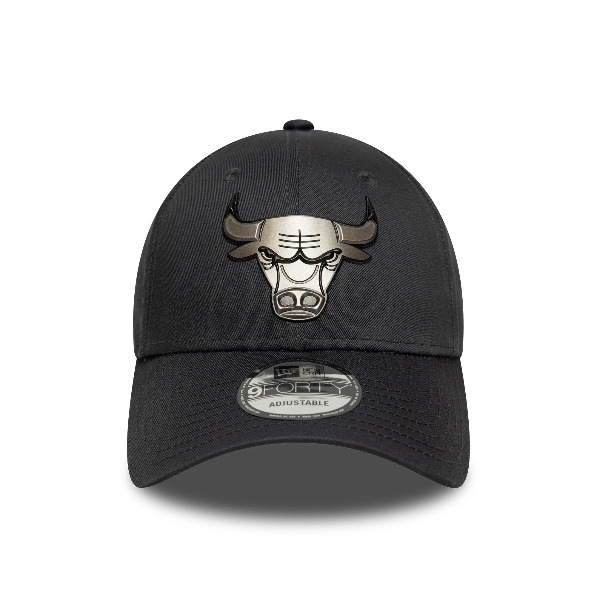 Chicago Bulls NBA Metallic Charcoal 9FORTY Cap