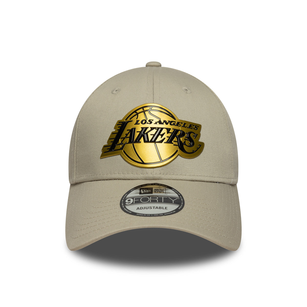 Casquette New Era 9Forty Los Angeles Lakers - Noire, Effet Réflectif, Taille Unique, Neuve Avec étiquette