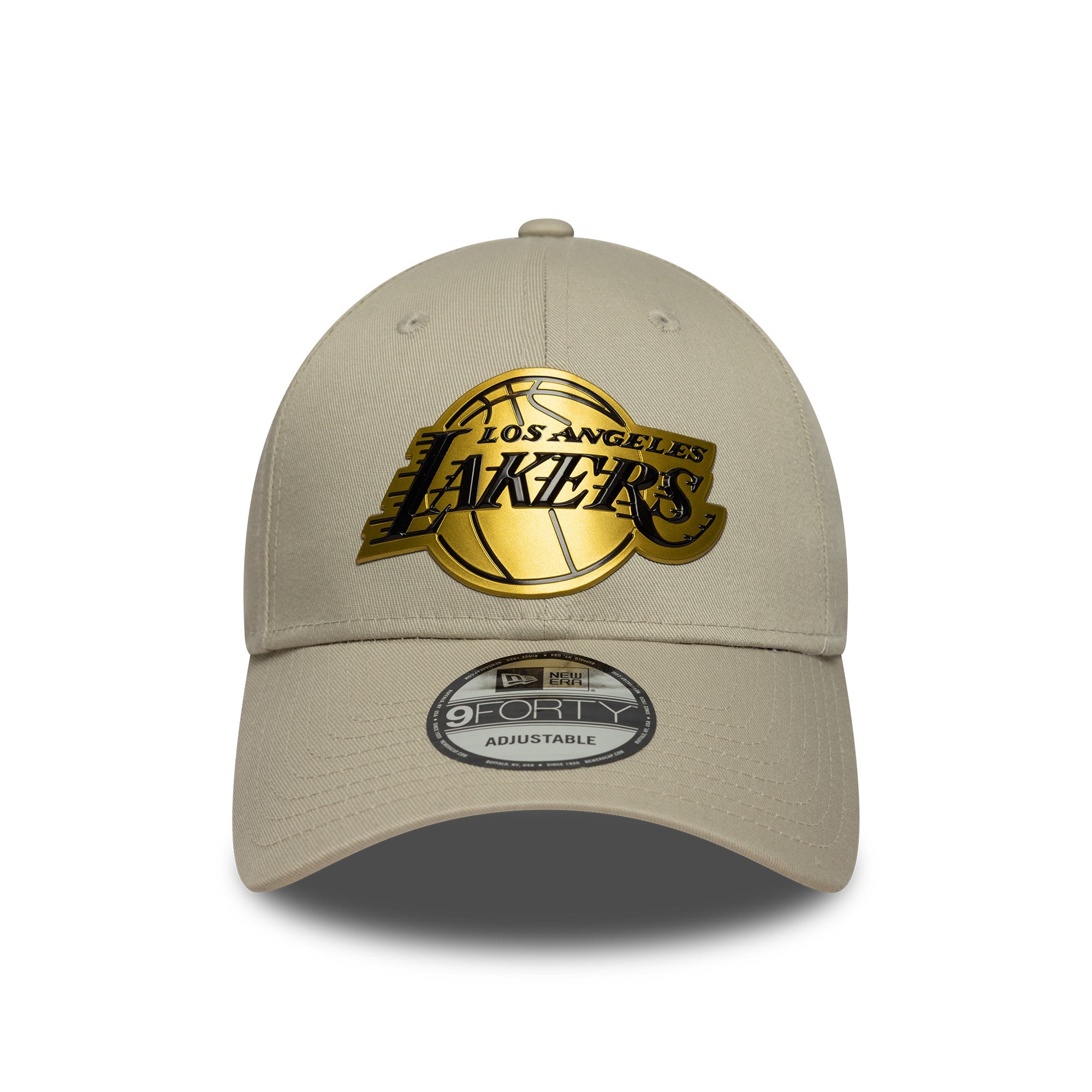 LA Lakers NBA Metallic Light Beige 9FORTY Cap