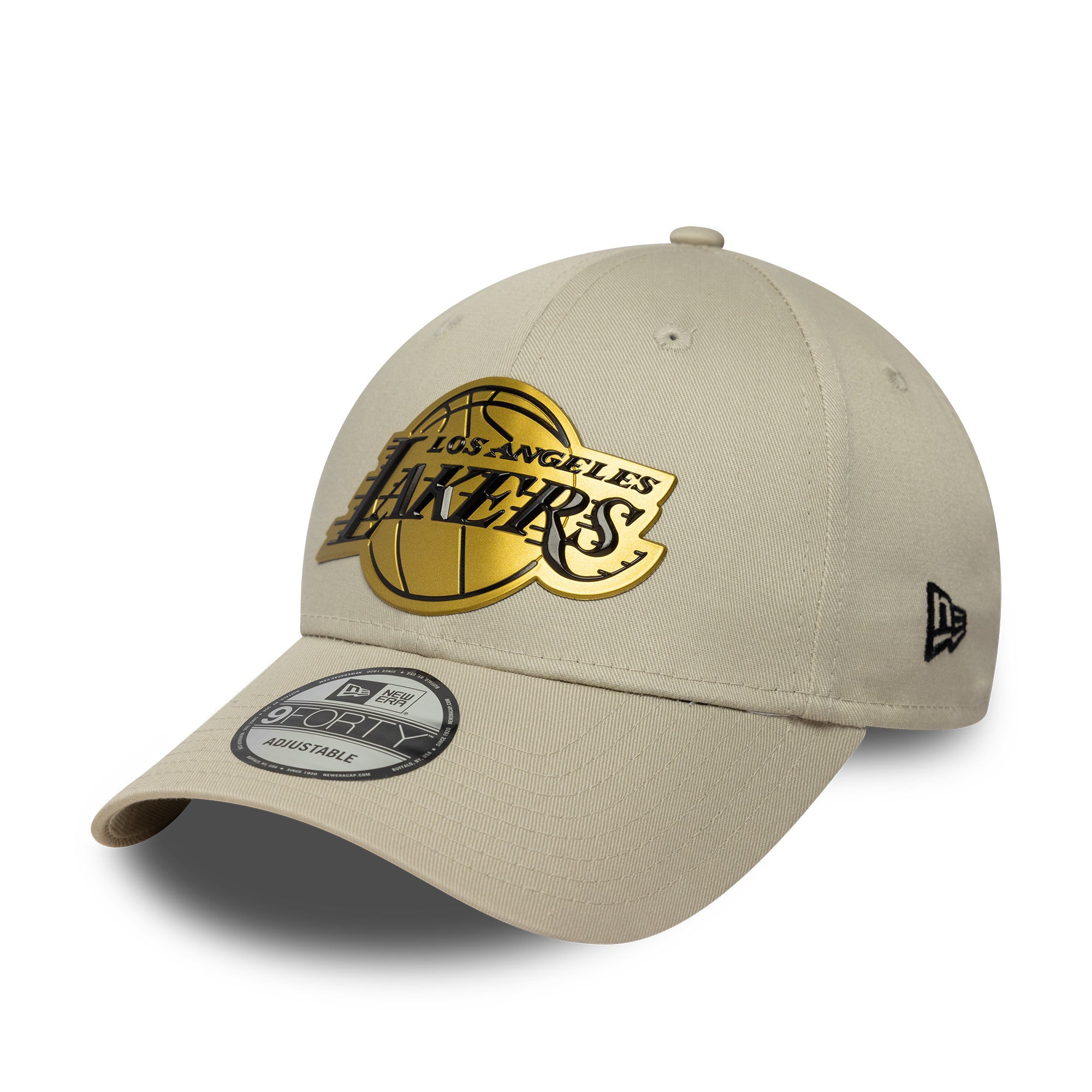 LA Lakers NBA Metallic Light Beige 9FORTY Cap