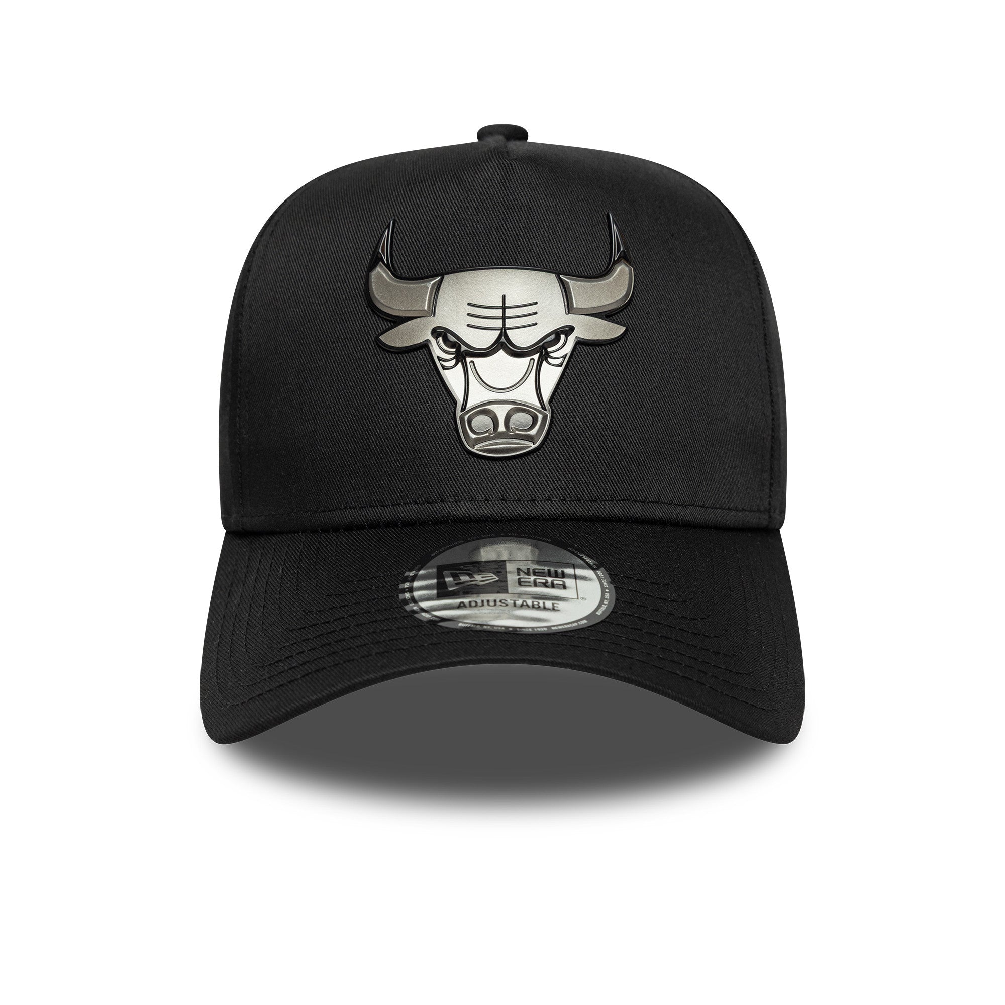 Chicago Bulls NBA Metallic Black 9FORTY E-Frame Cap