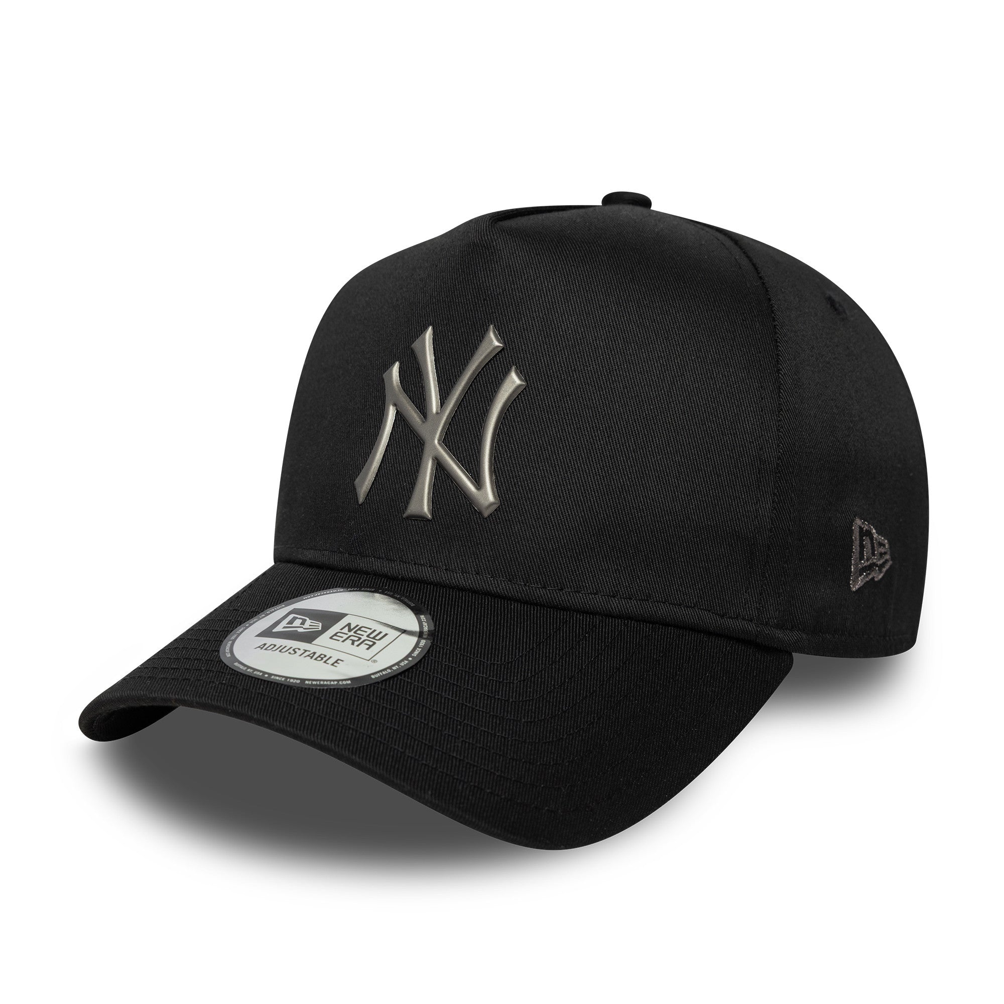 New York Yankees MLB Metallic Black 9FORTY E-Frame Cap