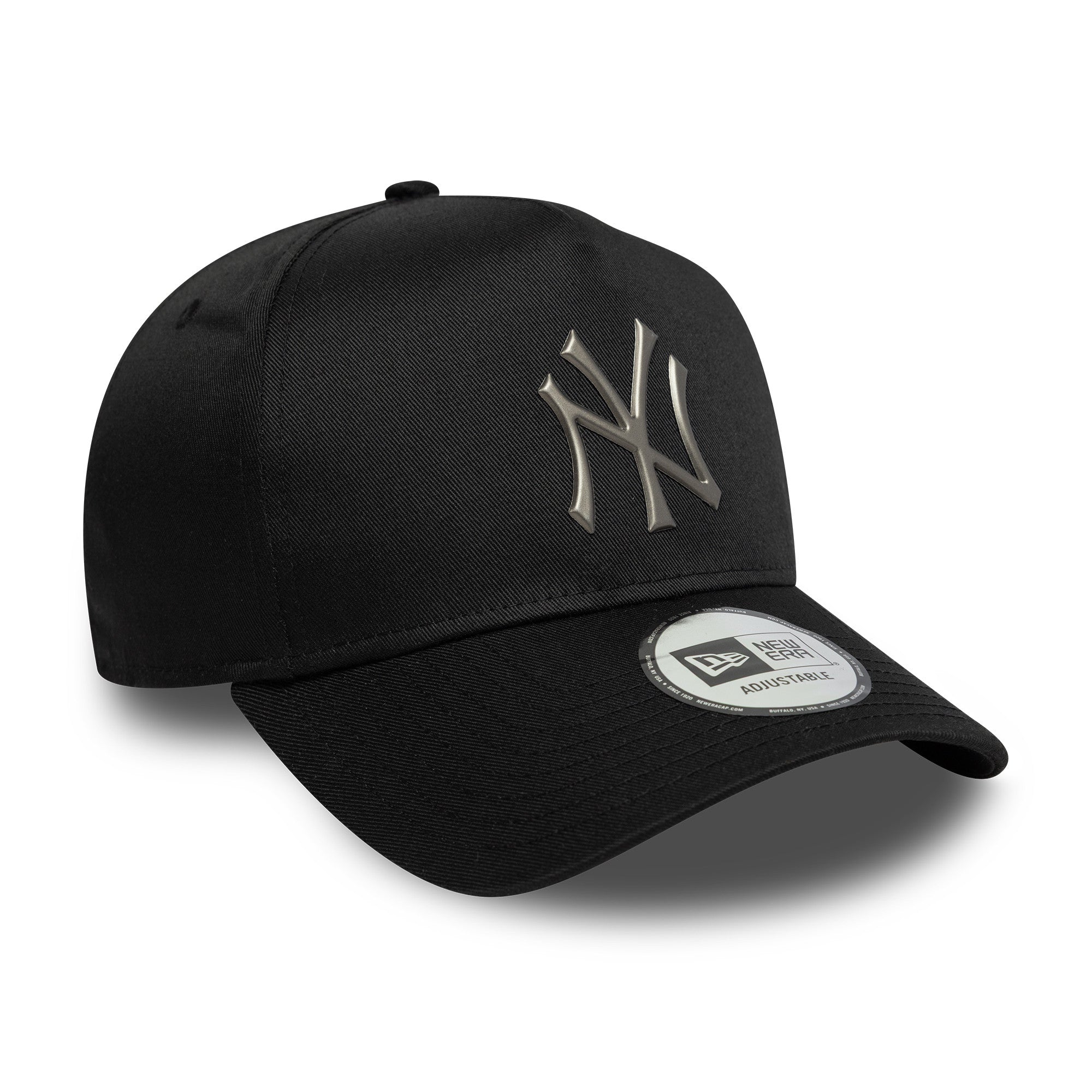 New York Yankees MLB Metallic Black 9FORTY E-Frame Cap