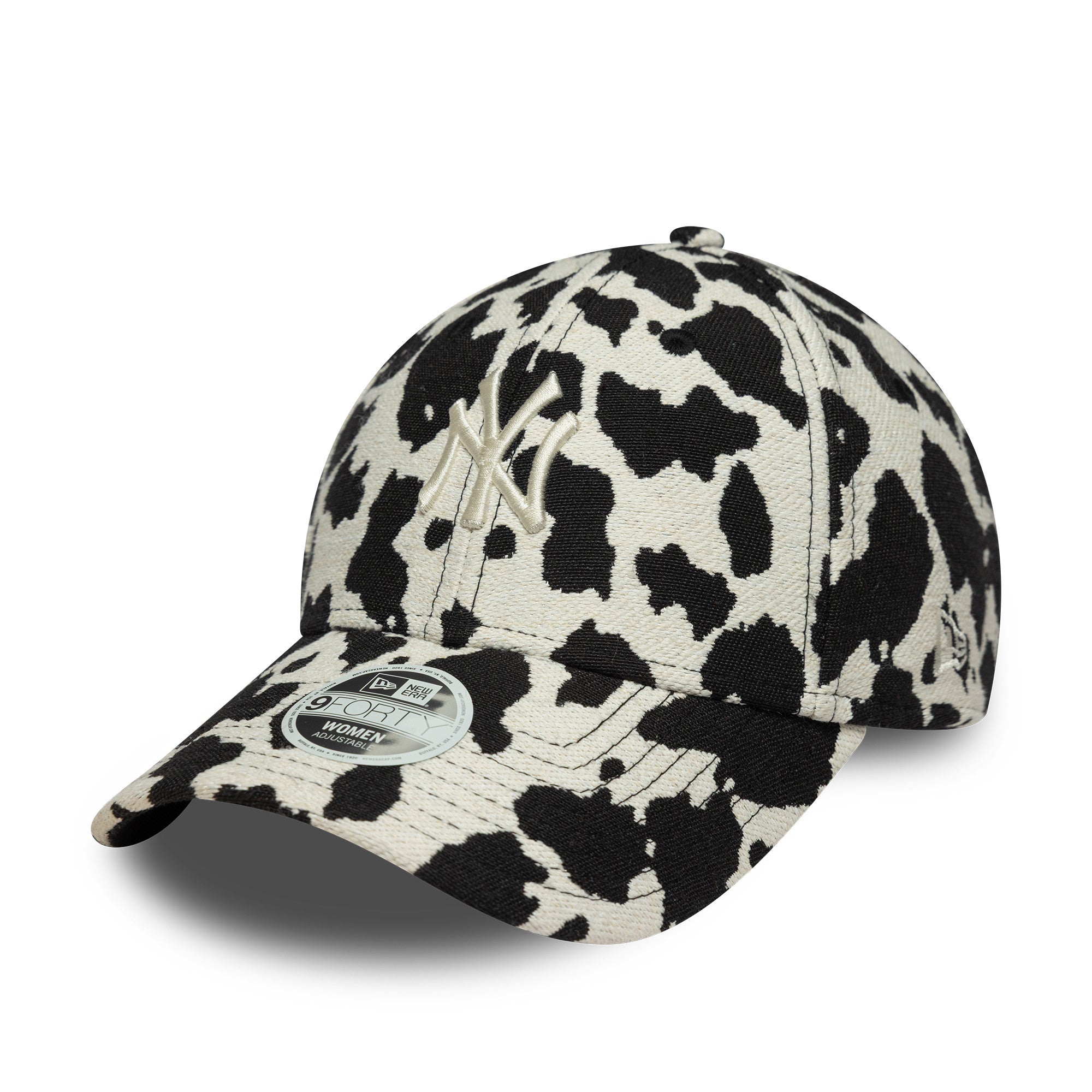 New York Yankees Womens MLB Cow Midi Black 9FORTY Cap
