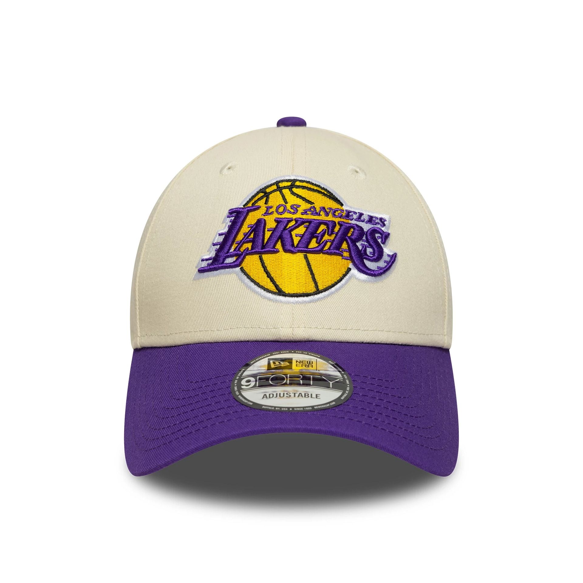 LA Lakers NBA Colour Block Cream 9FORTY Cap