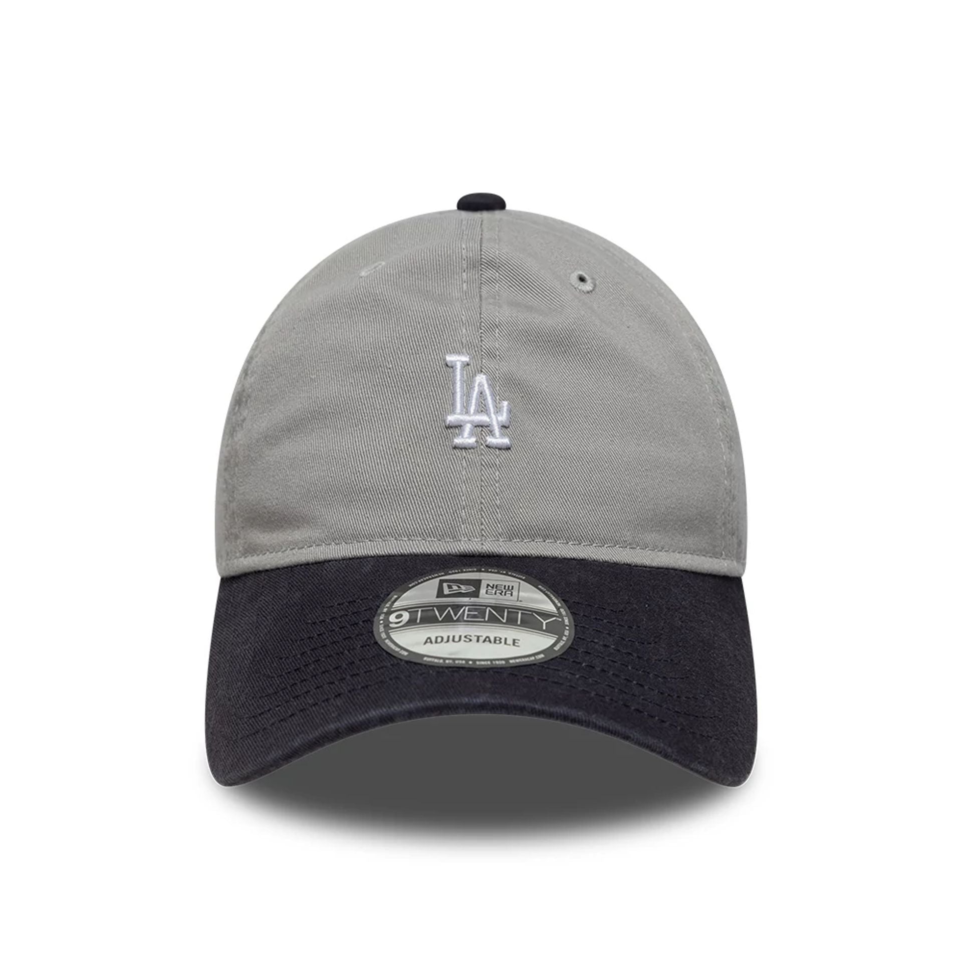 LA Dodgers MLB Washed Contrast Grey 9TWENTY Adjustable Cap