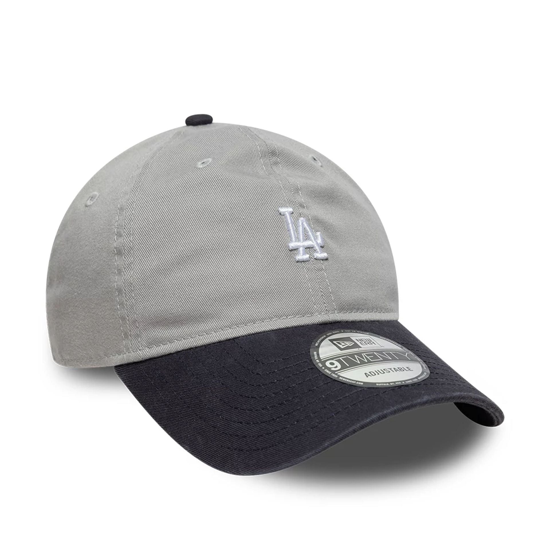 LA Dodgers MLB Washed Contrast Grey 9TWENTY Adjustable Cap