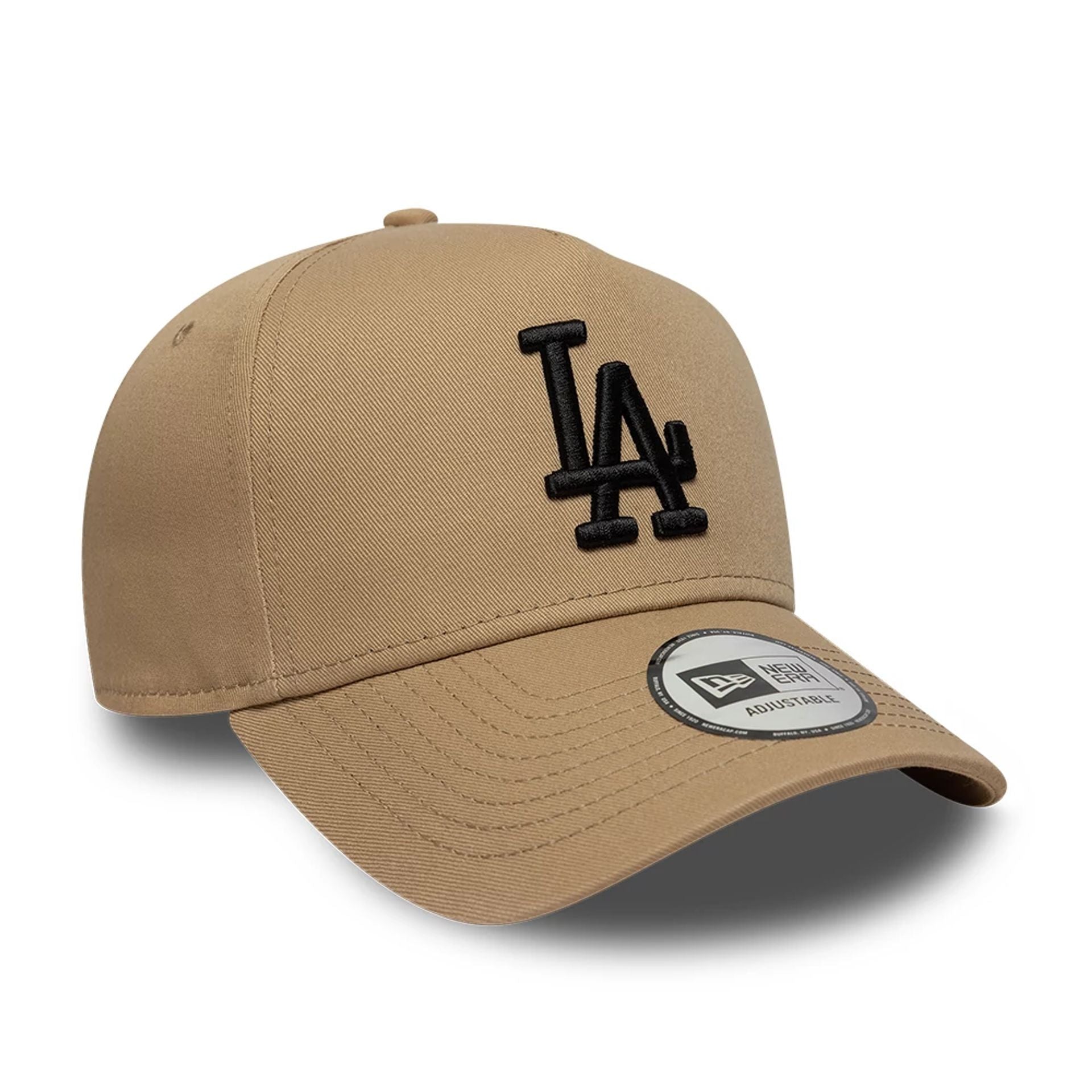 LA Dodgers MLB League Essential Light Beige 9FORTY E-Frame Adjustable Cap