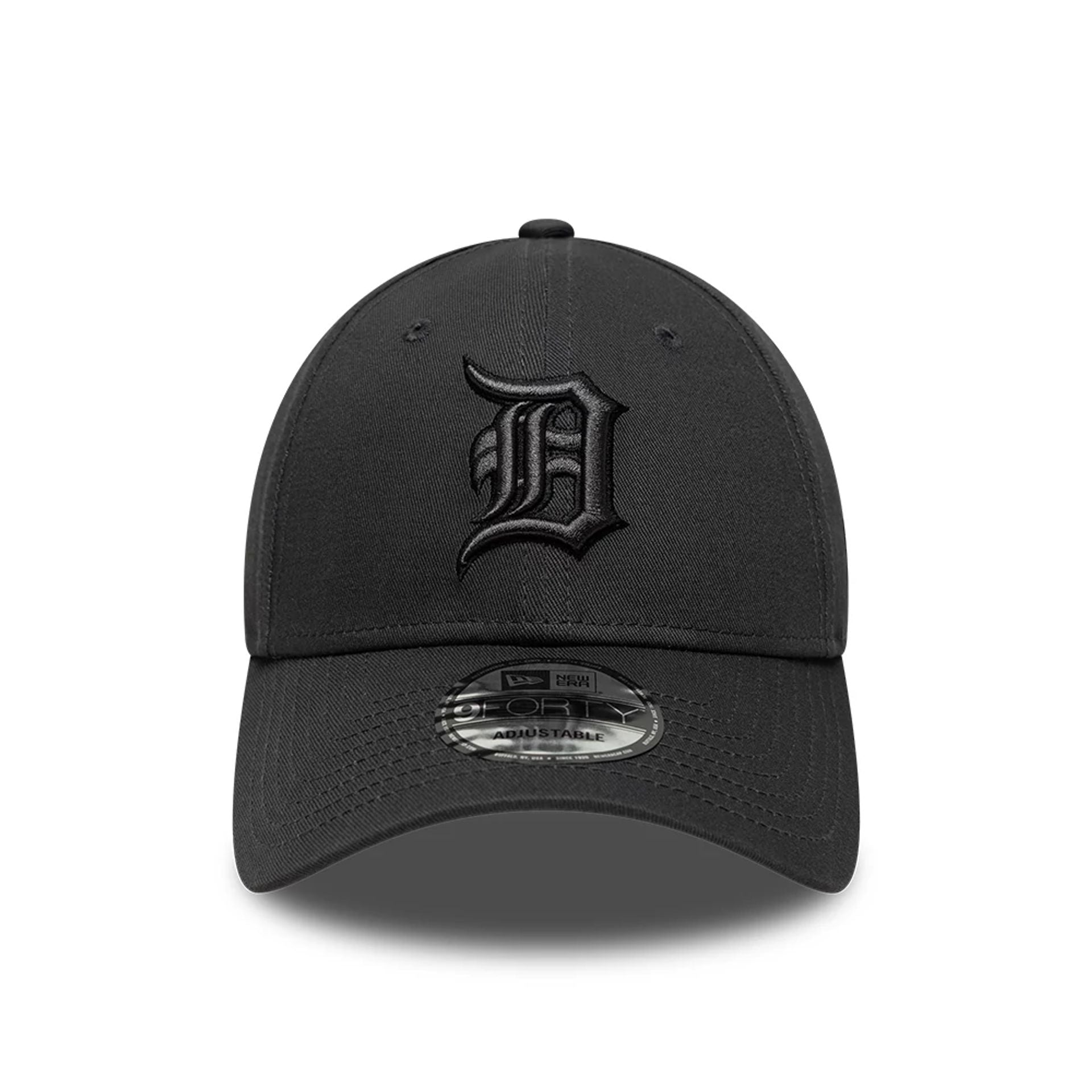 Detroit Tigers MLB Team Outline Charcoal 9FORTY Adjustable Cap