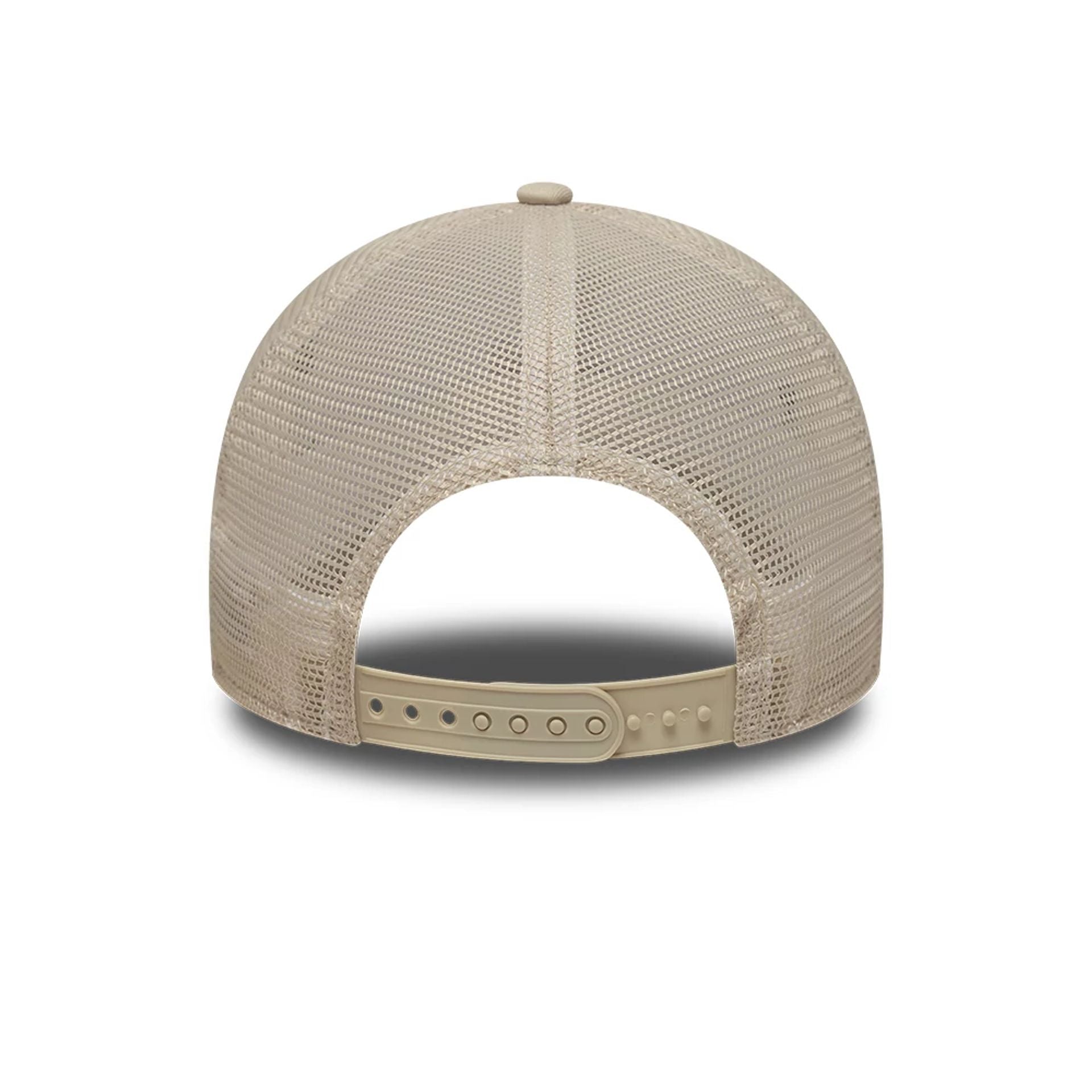 LA Dodgers MLB League Essential Light Beige 9FORTY A-Frame Trucker Adjustable Cap