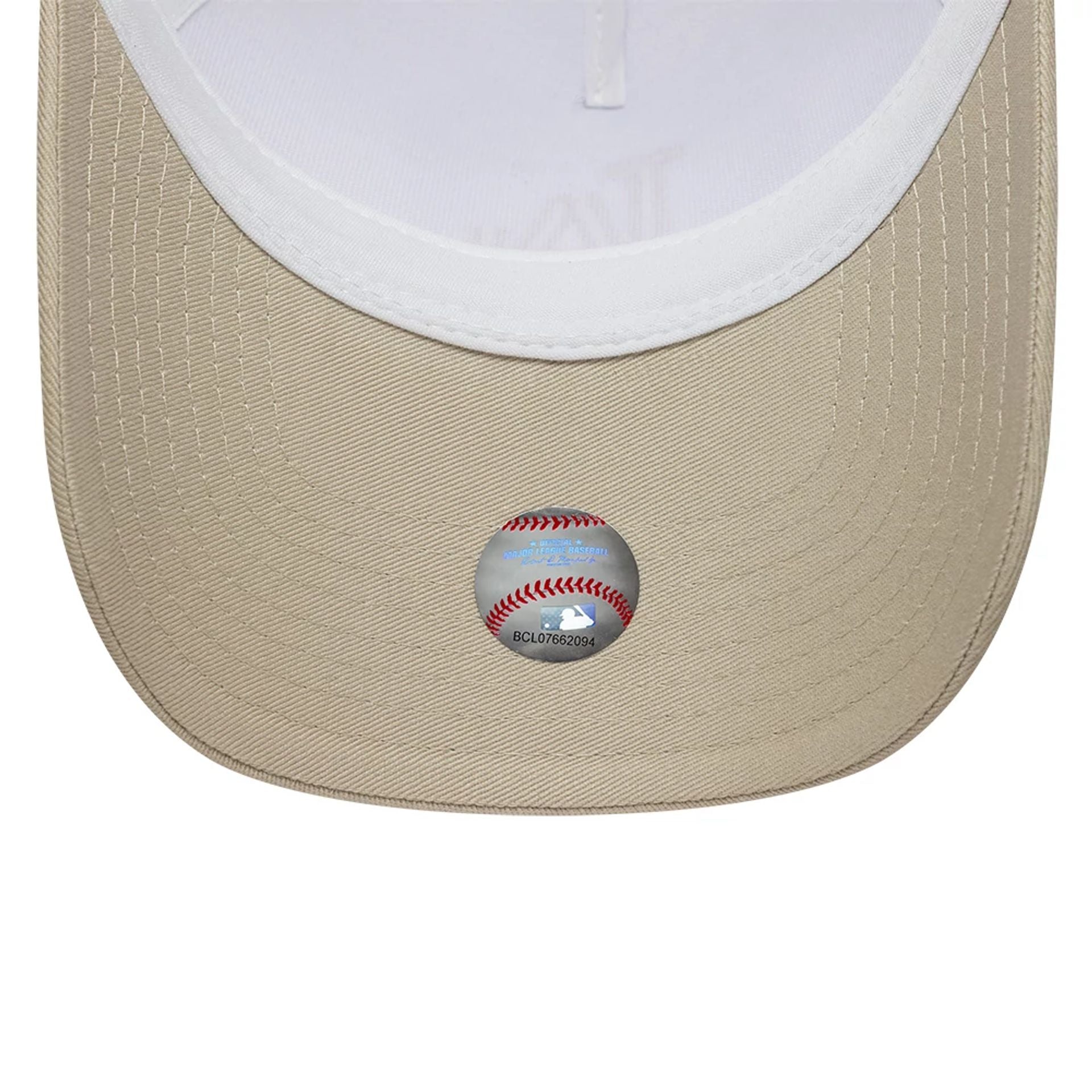 LA Dodgers MLB League Essential Light Beige 9FORTY A-Frame Trucker Adjustable Cap
