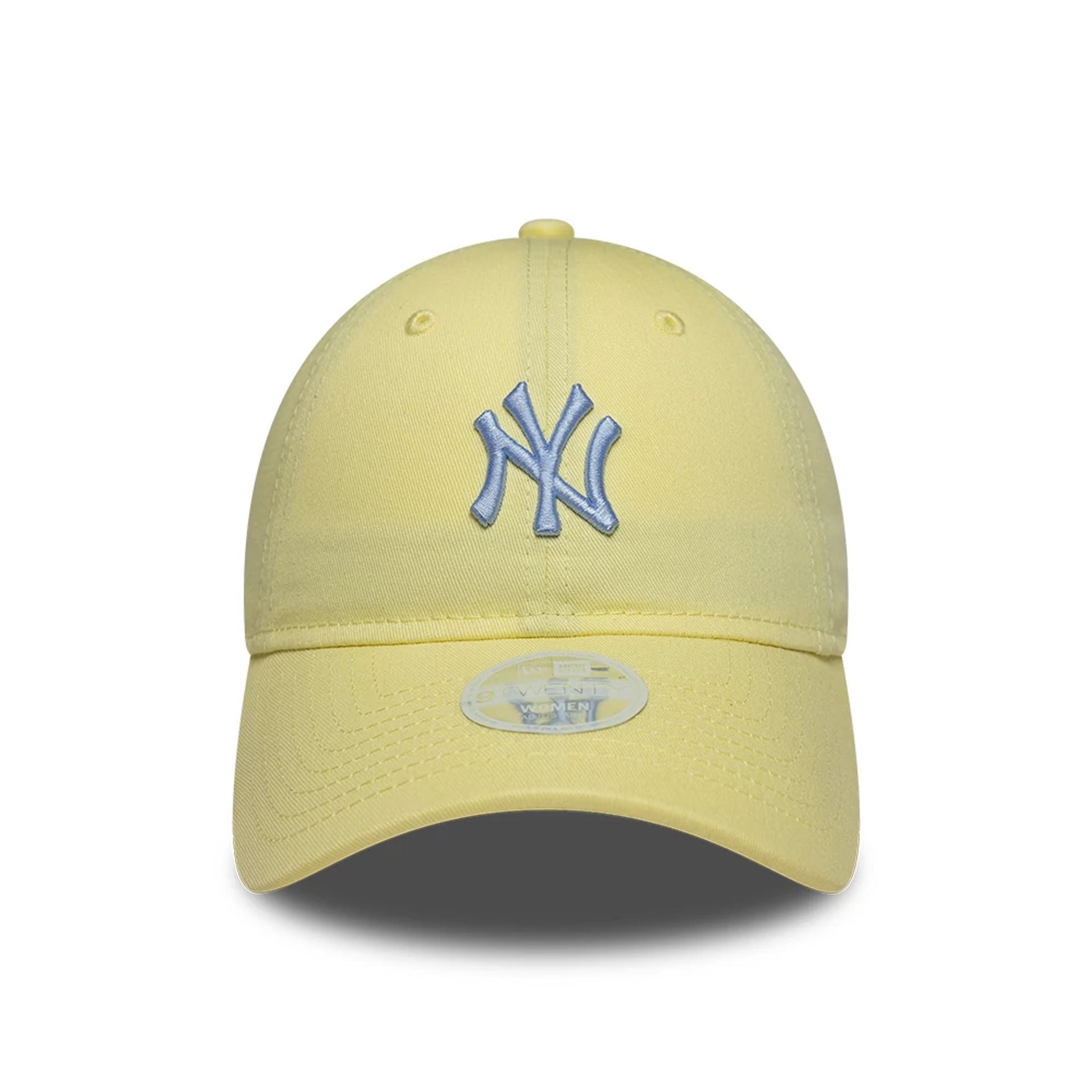 New York Yankees Womens MLB League Essential Pastel Yellow 9TWENTY Adjustable Cap