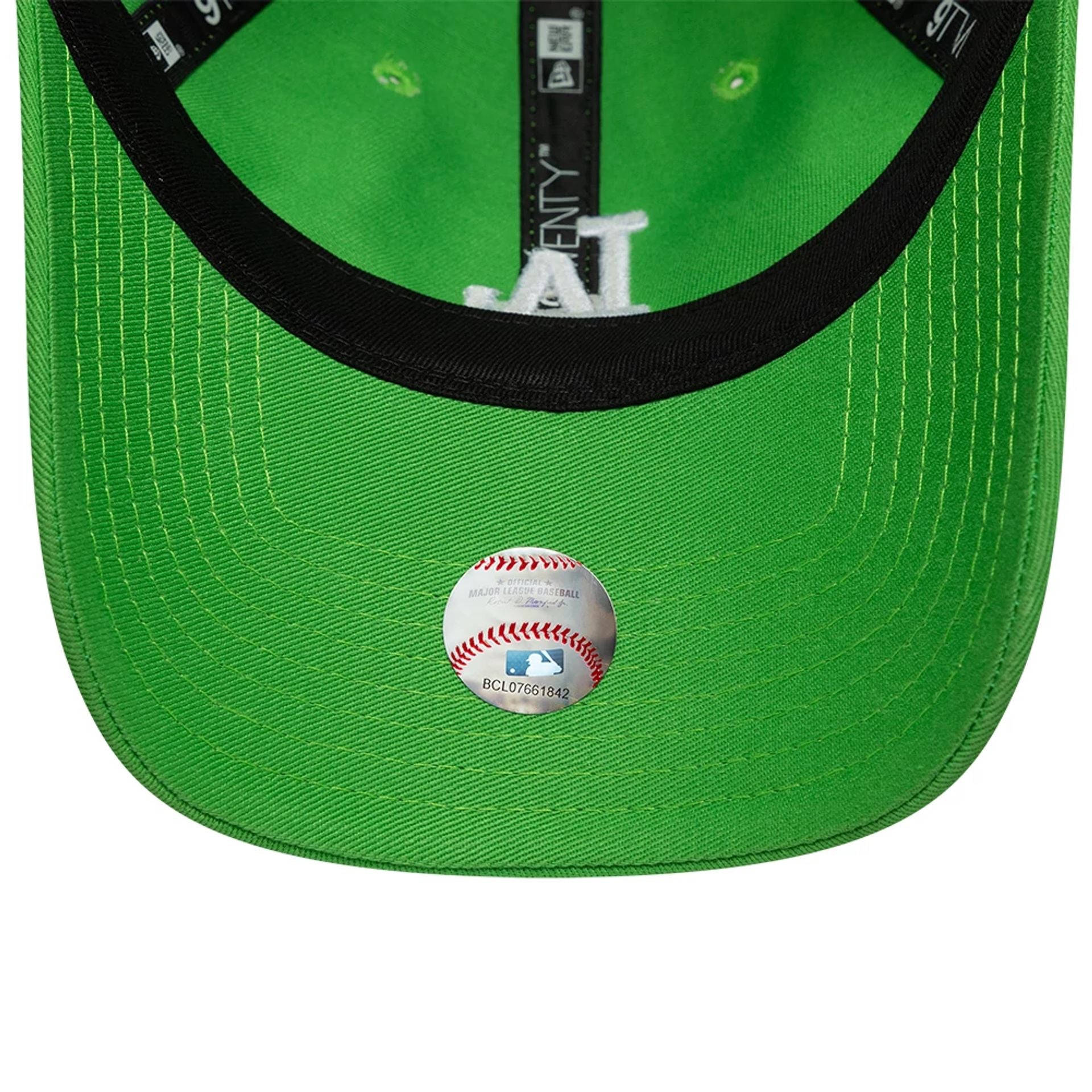 LA Dodgers Womens MLB League Essential Open Green 9TWENTY Adjustable Cap